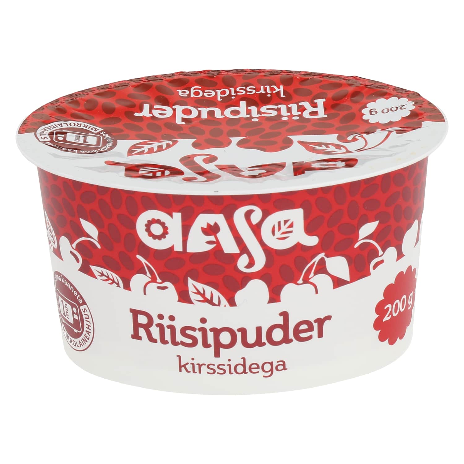 Riisipuder kirssidega Aasa 6%  200g
