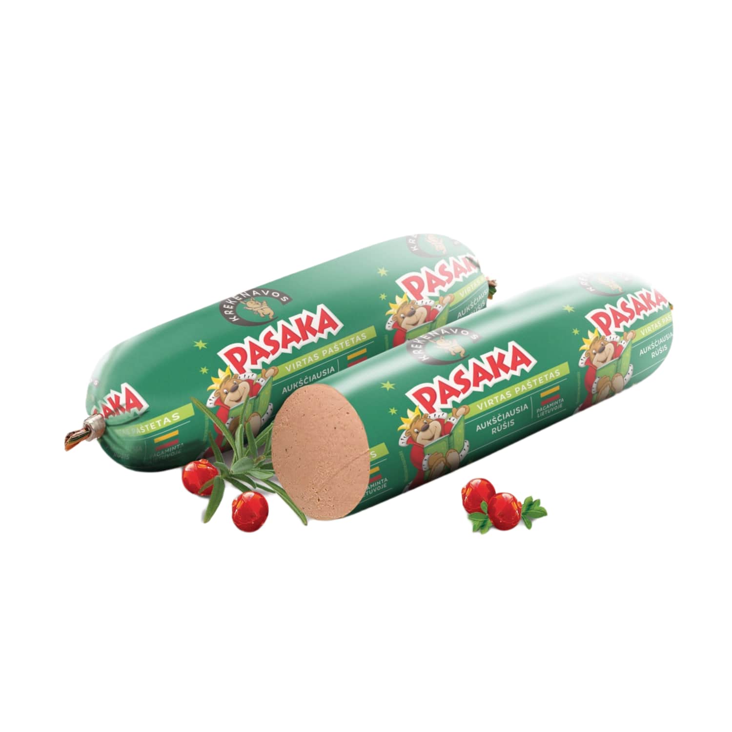 Virtas KREKENAVOS paštetas PASAKA, a.r.,150 g