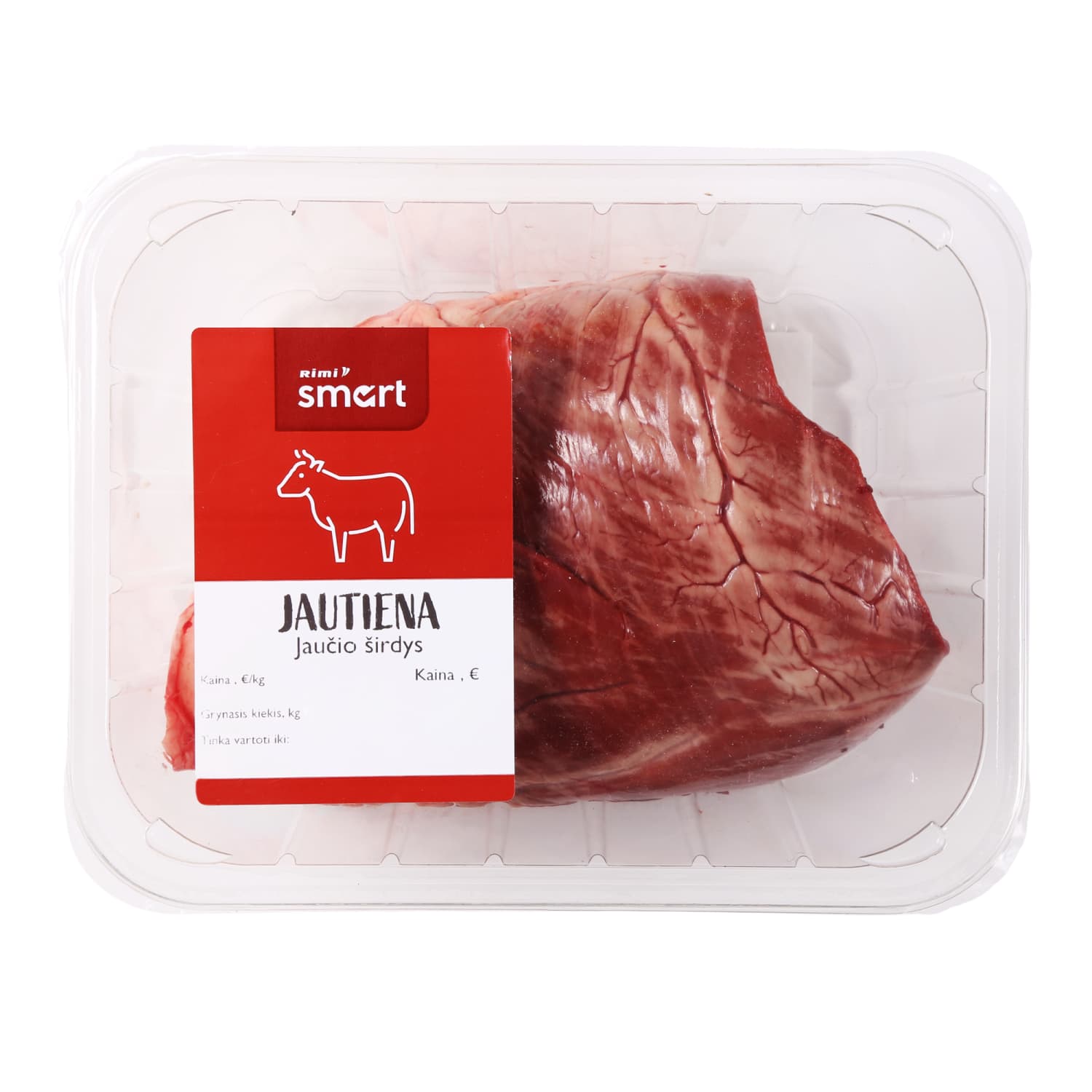 Jaučių širdys RIMI SMART, 1 kg
