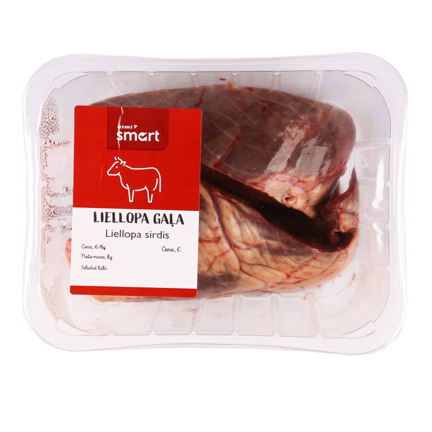 Liellopa sirdis Rimi Smart kg