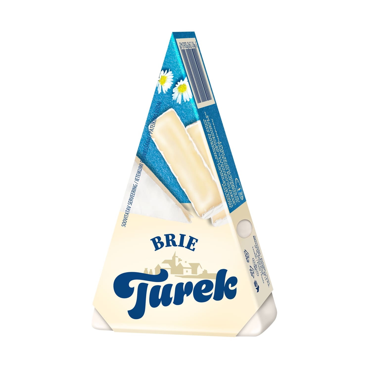 Sūris su balt. pelės. TUREK BRIE, 60 %, 125 g