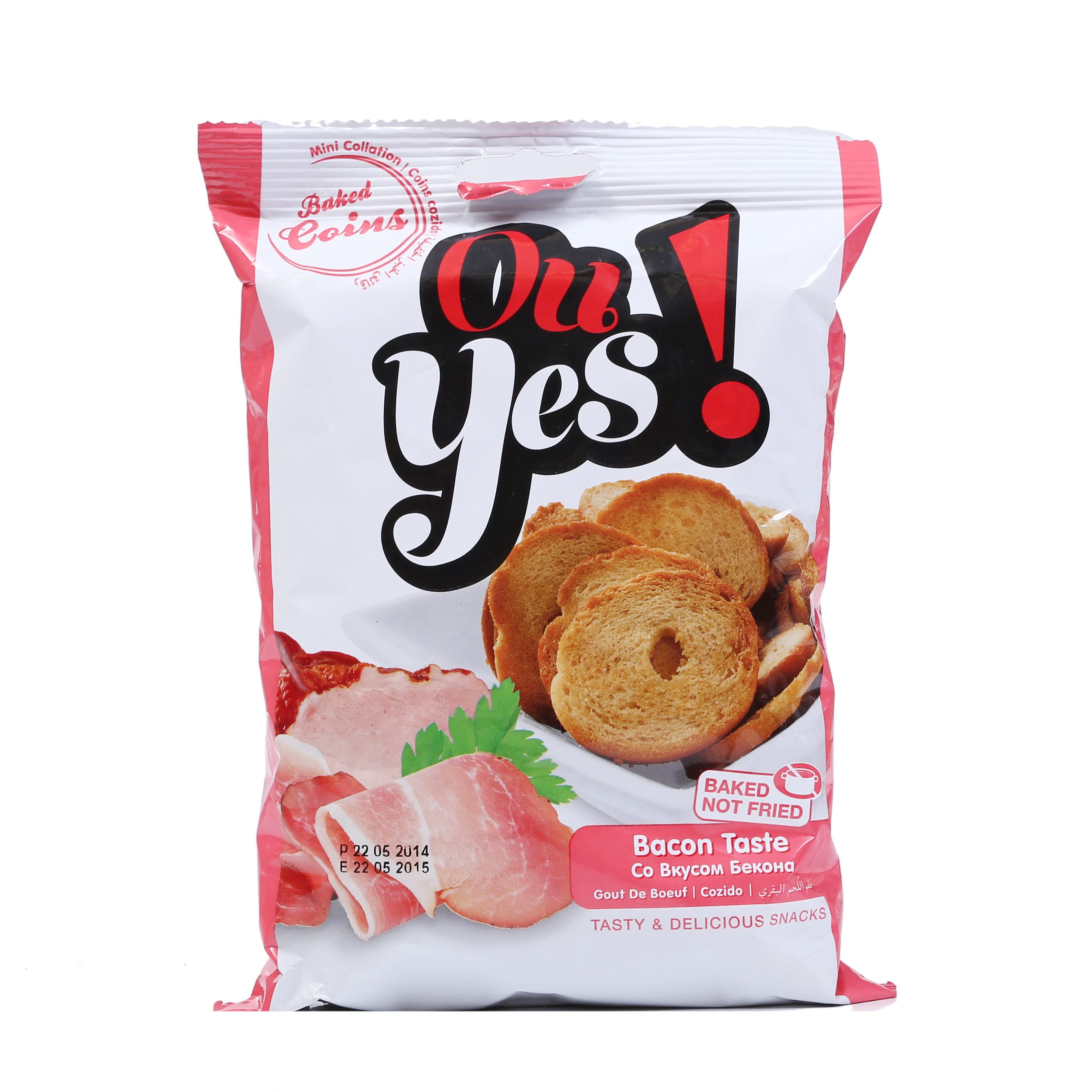 Maizes grauzdiņi O-jā ar bekona garšu 75g