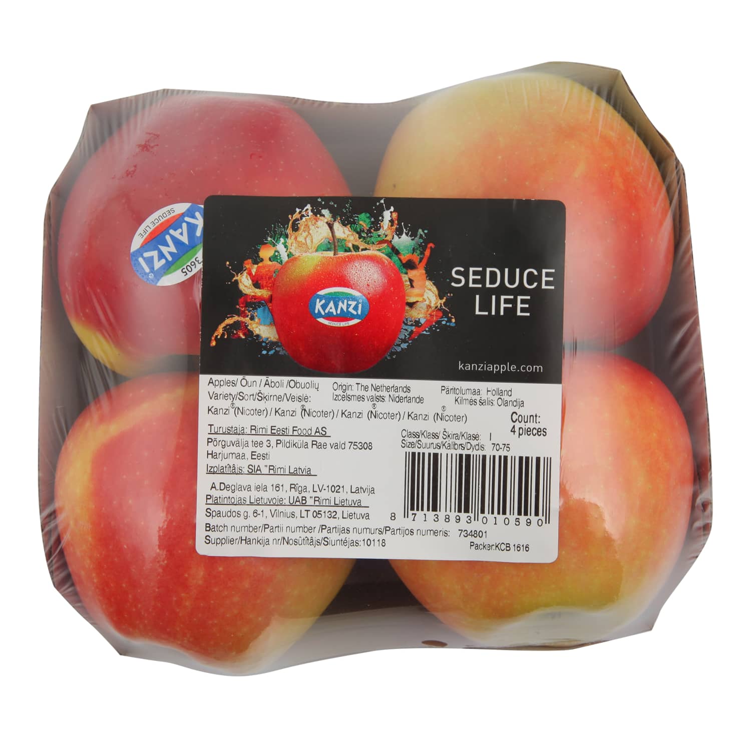 Õun Kanzi pakitud 1kl, 4tk