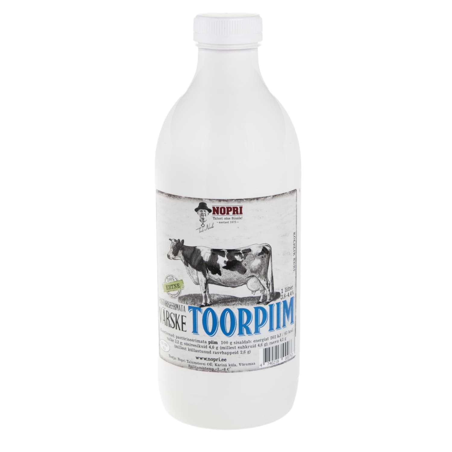 Toorpiim pastöriseerimata Nopri 1l