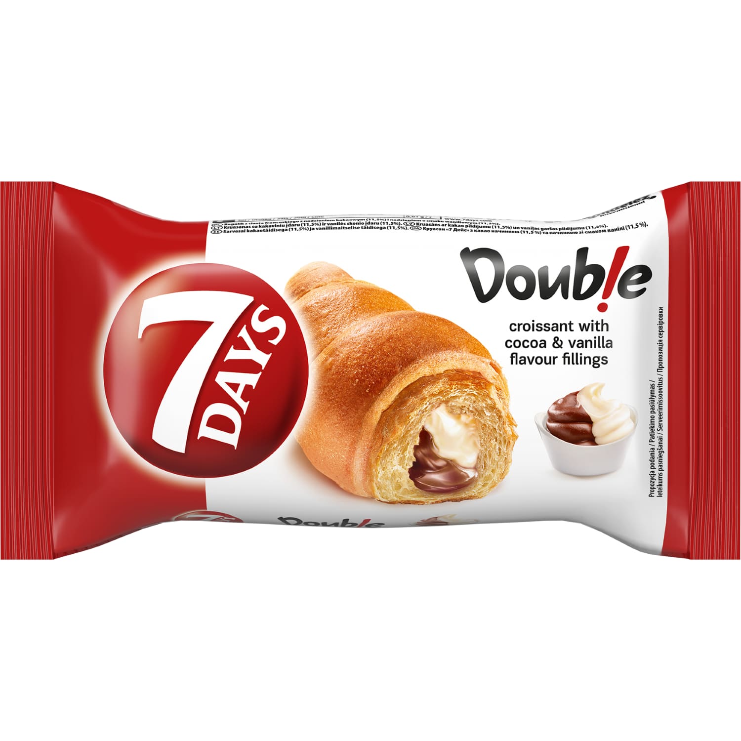 Sarvesai kakao-vanilje 7Days 60g