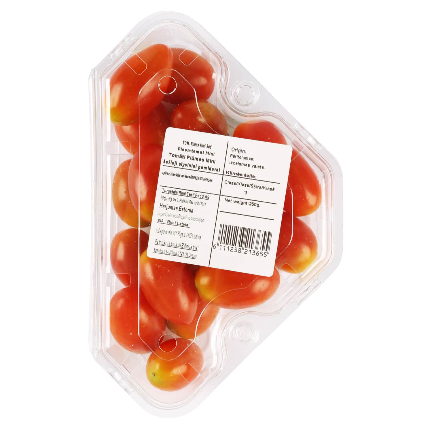 Mažieji slyviniai pomidorai, 1 kl., 250g