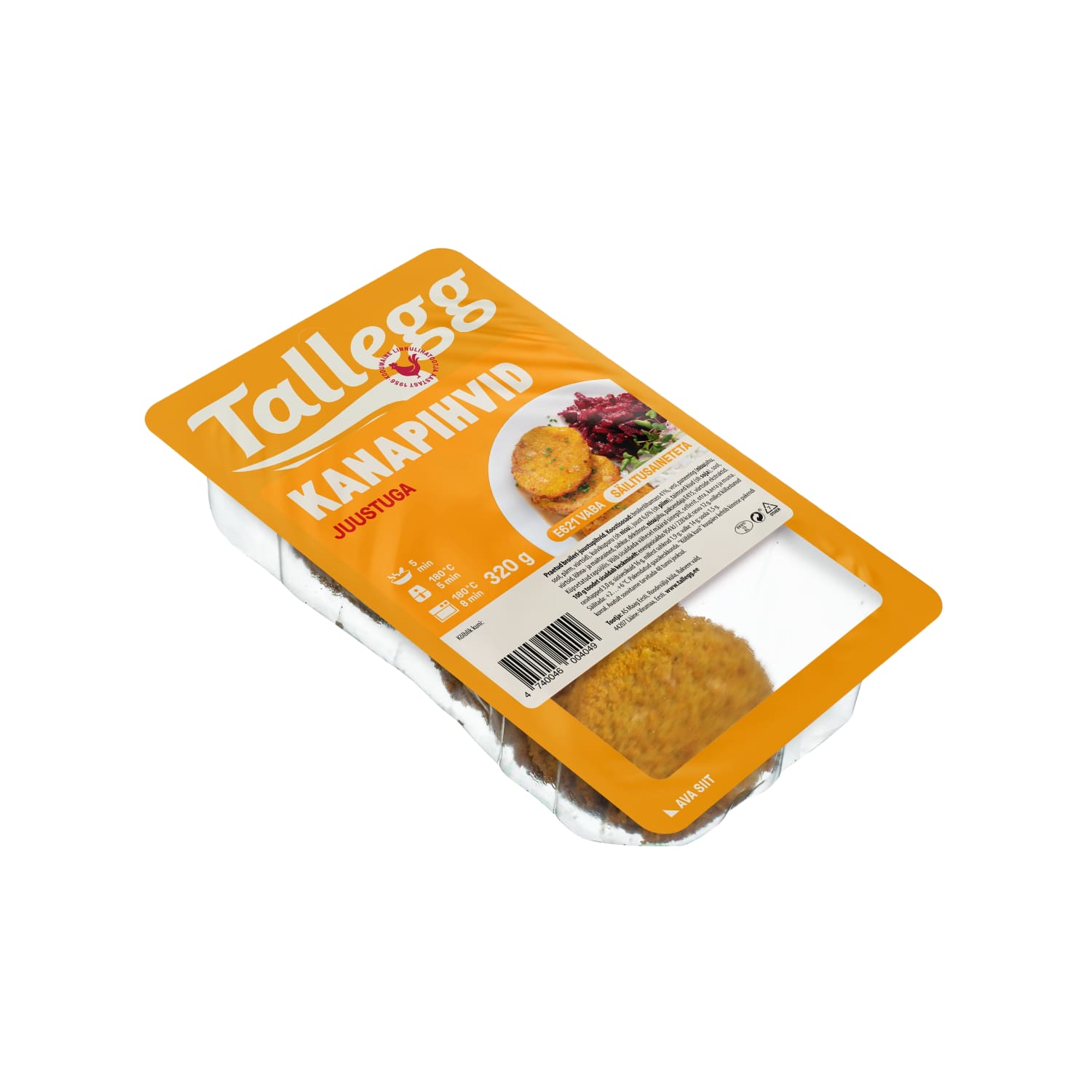 Kana-juustupihvid Tallegg 320g