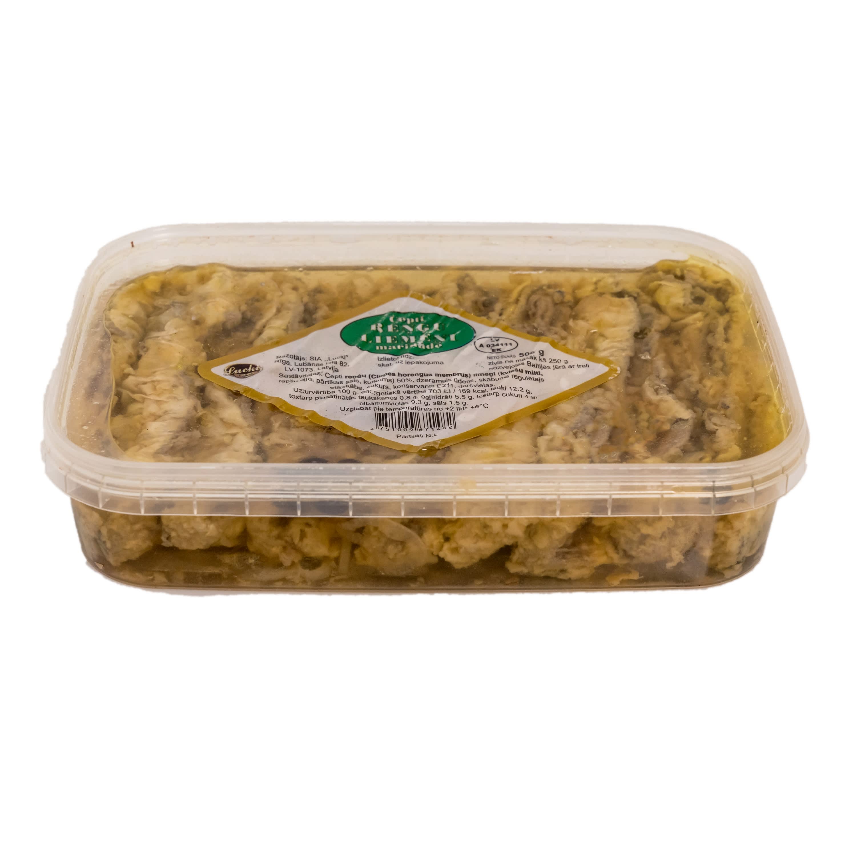 Reņģu liemeņi cepti marinādē 500g/250g