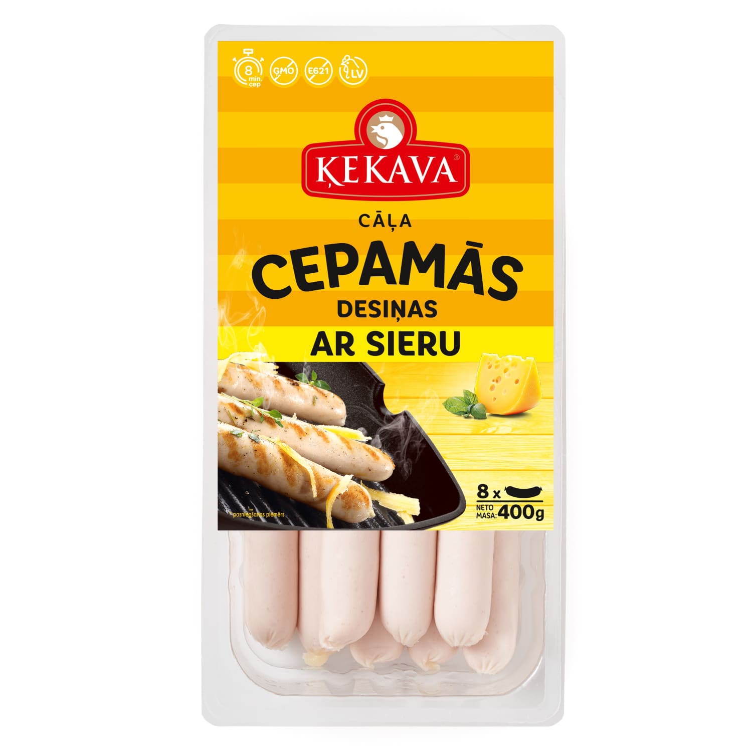 Desiņas Cepamās ar sieru 400g