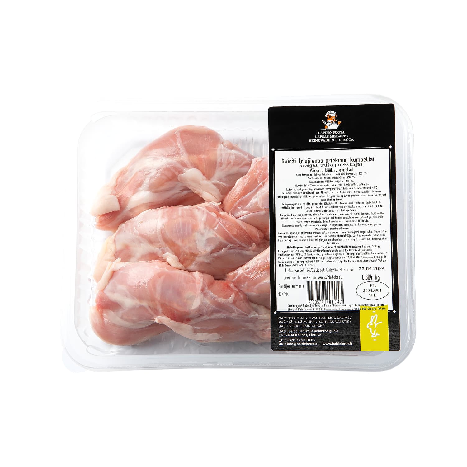 Vär. küüliku esijalad Reinuvaderi Pidusöök kg