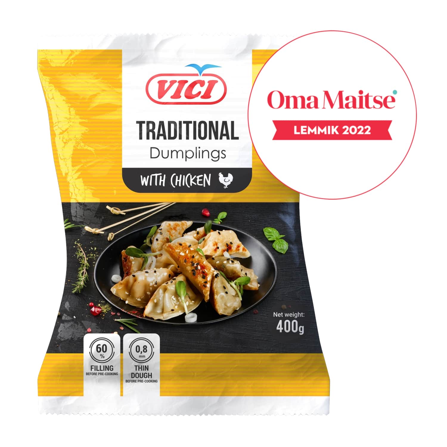 Pelmeenid kanaga Viči 400g