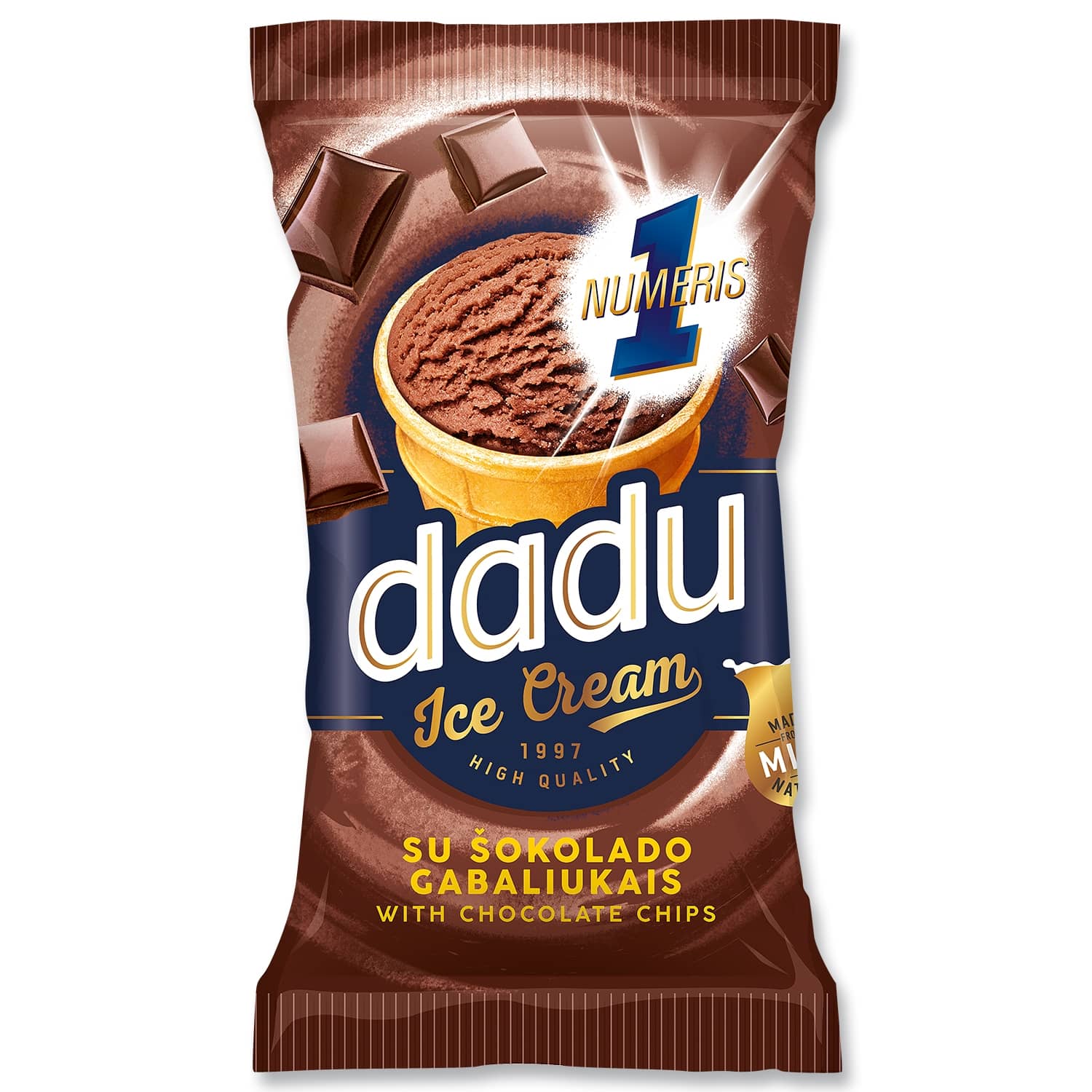 Šokoladinis plombyras DADU, 120 ml / 65 g