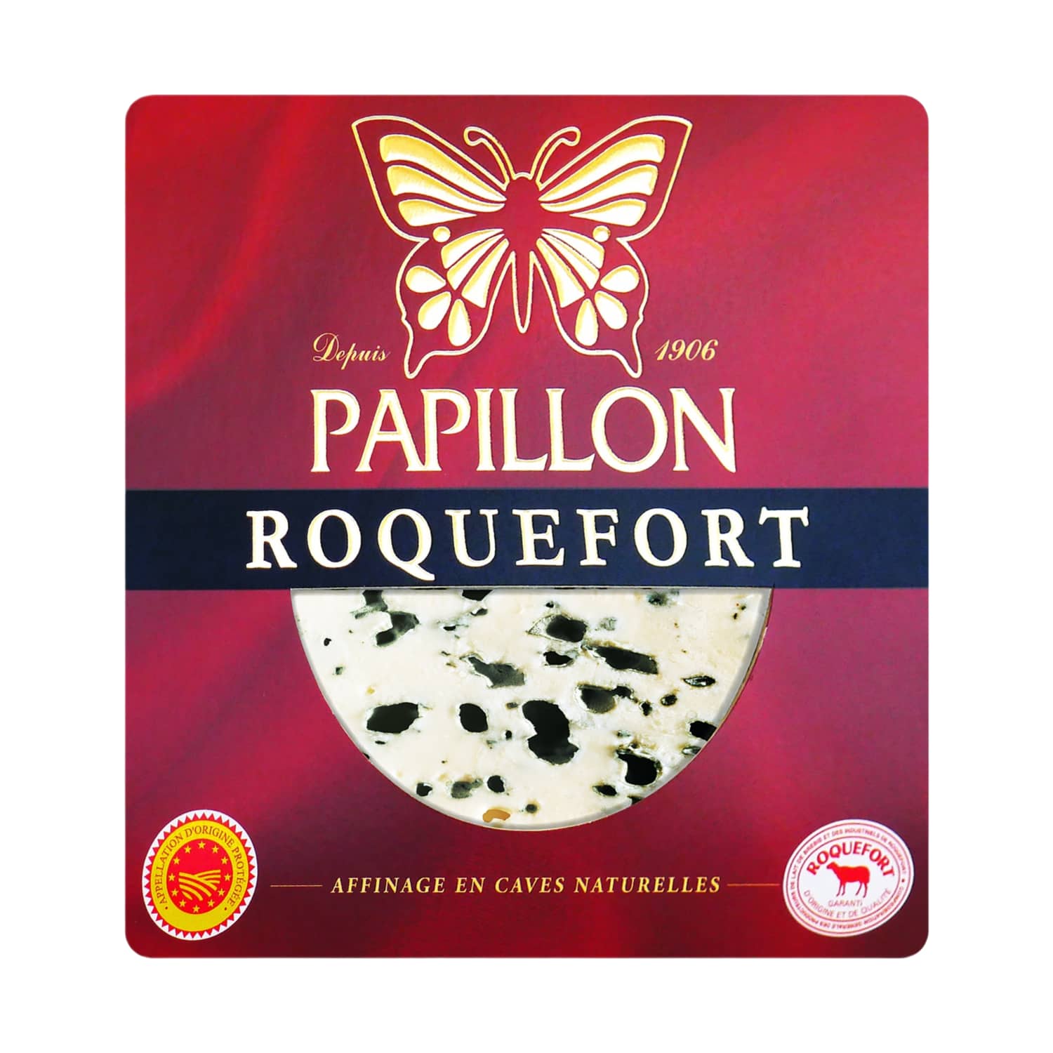 Mėl. pel. sūris PAPIL. ROQUEFORT, 52 %, 100 g