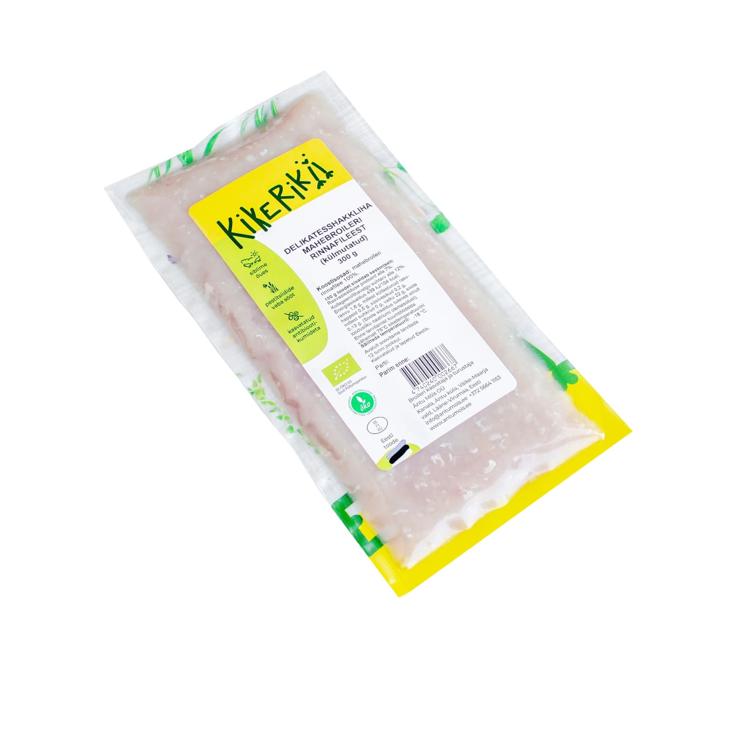 Mahe hakkliha külmutatud Kikerikii 300g