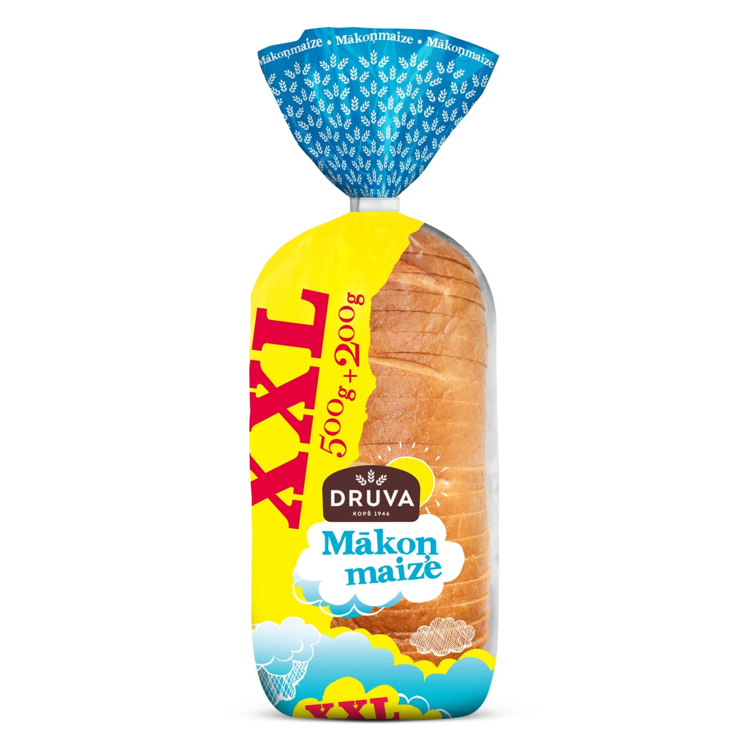 Mākoņmaize Druva XXL 500g + 200g