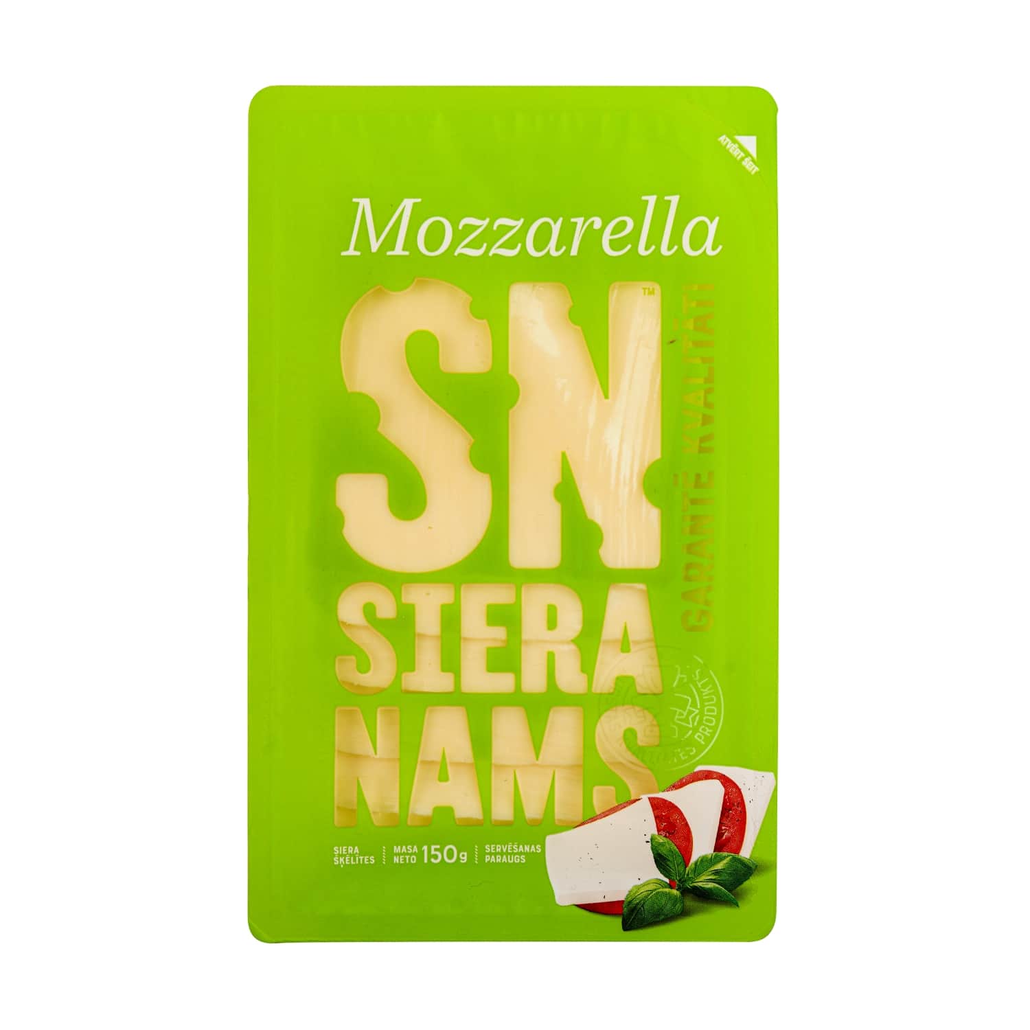 Siers Siera Nams Mozzarella šķēlītes 150g