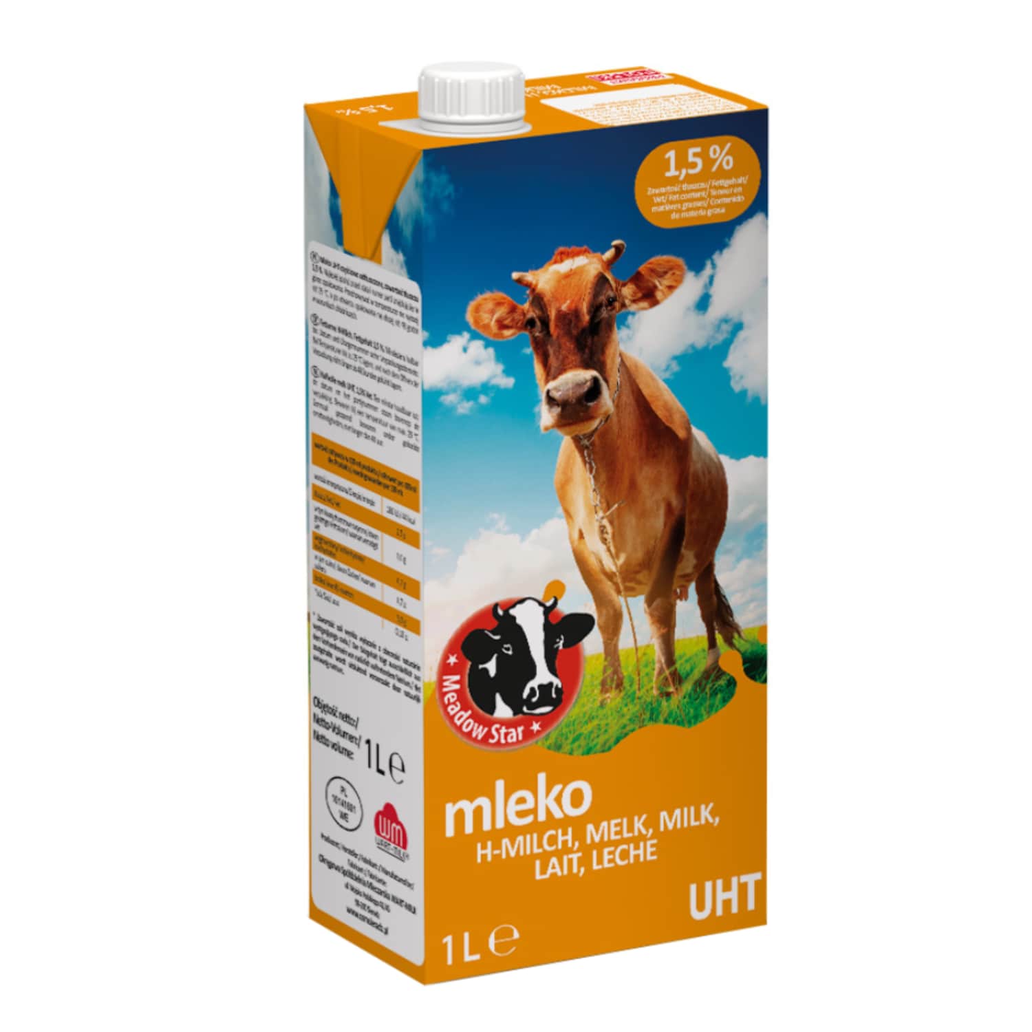 Piens Meadow Star UHT 1,5% 1l