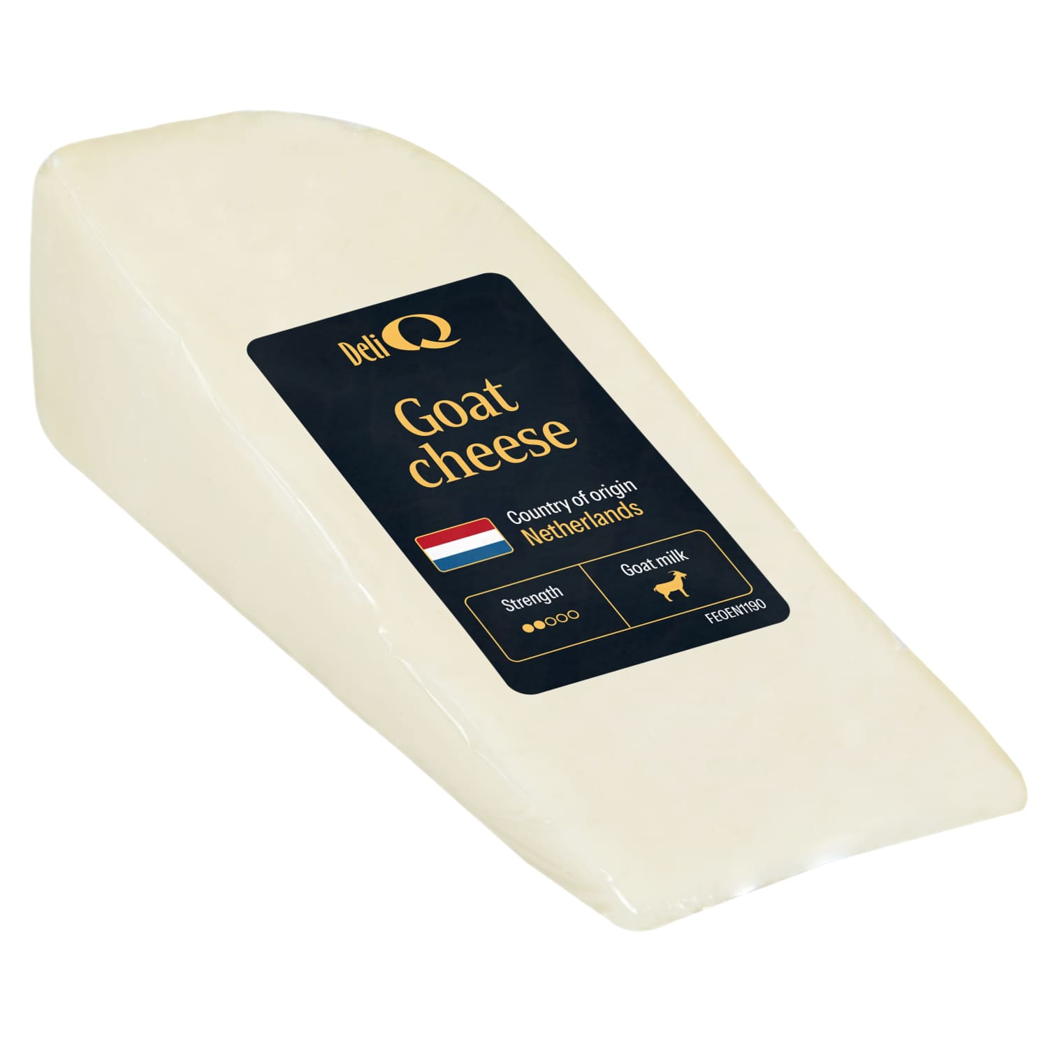 Ferm. br. ožkų pieno sūris DELI Q, 50 %, 1 kg