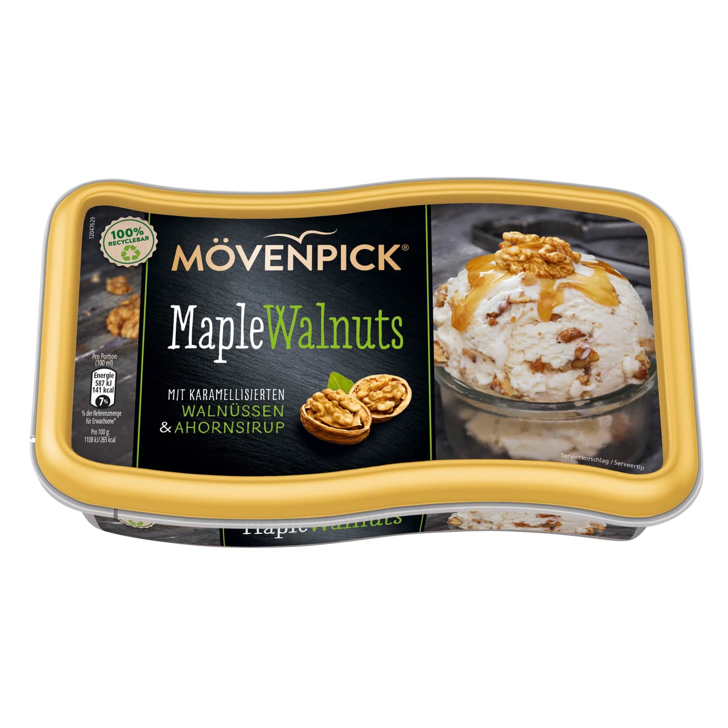 Jäätis vahtrasiirupi ja karamellis. 900 ml