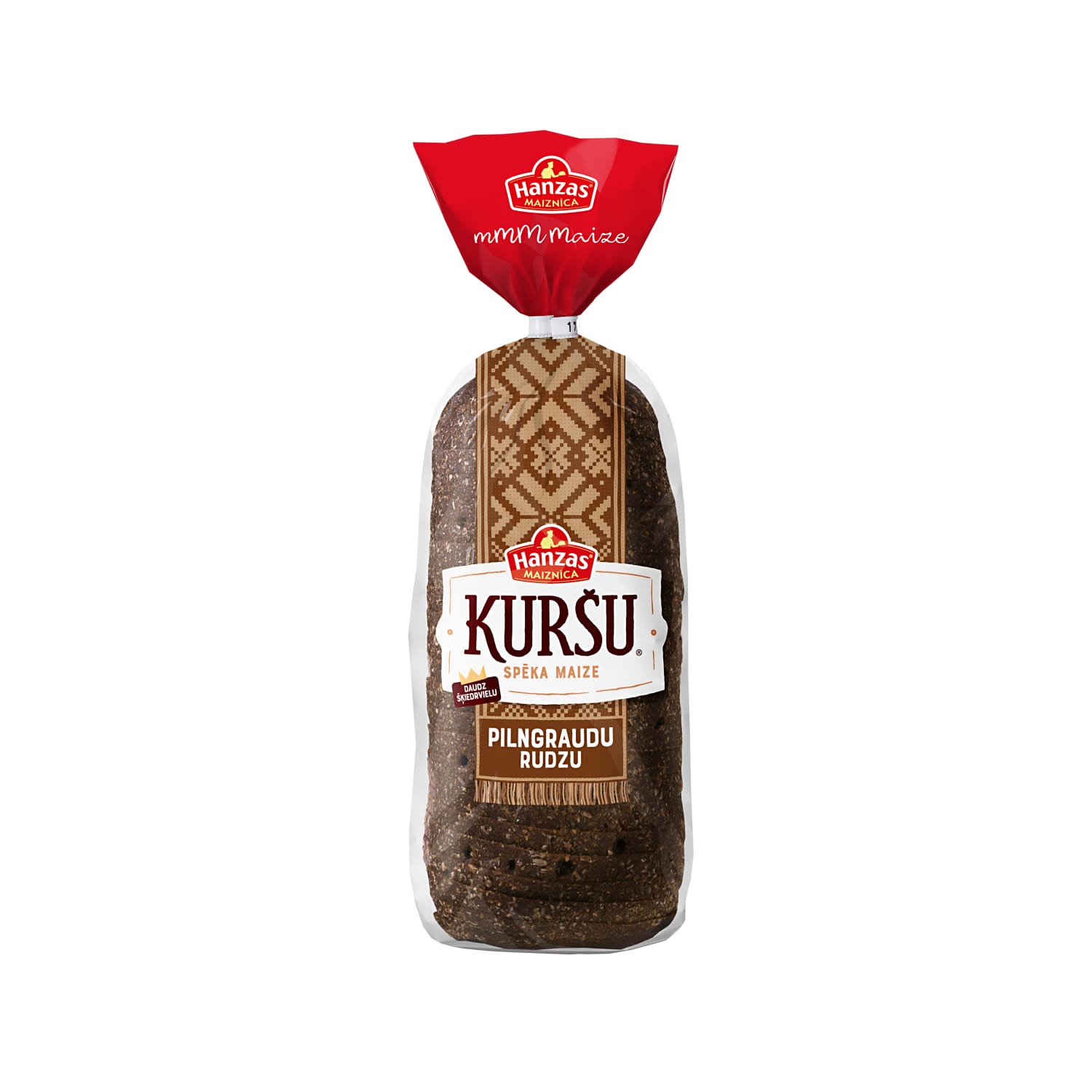 Rudzu maize Kuršu pilngraudu 800g