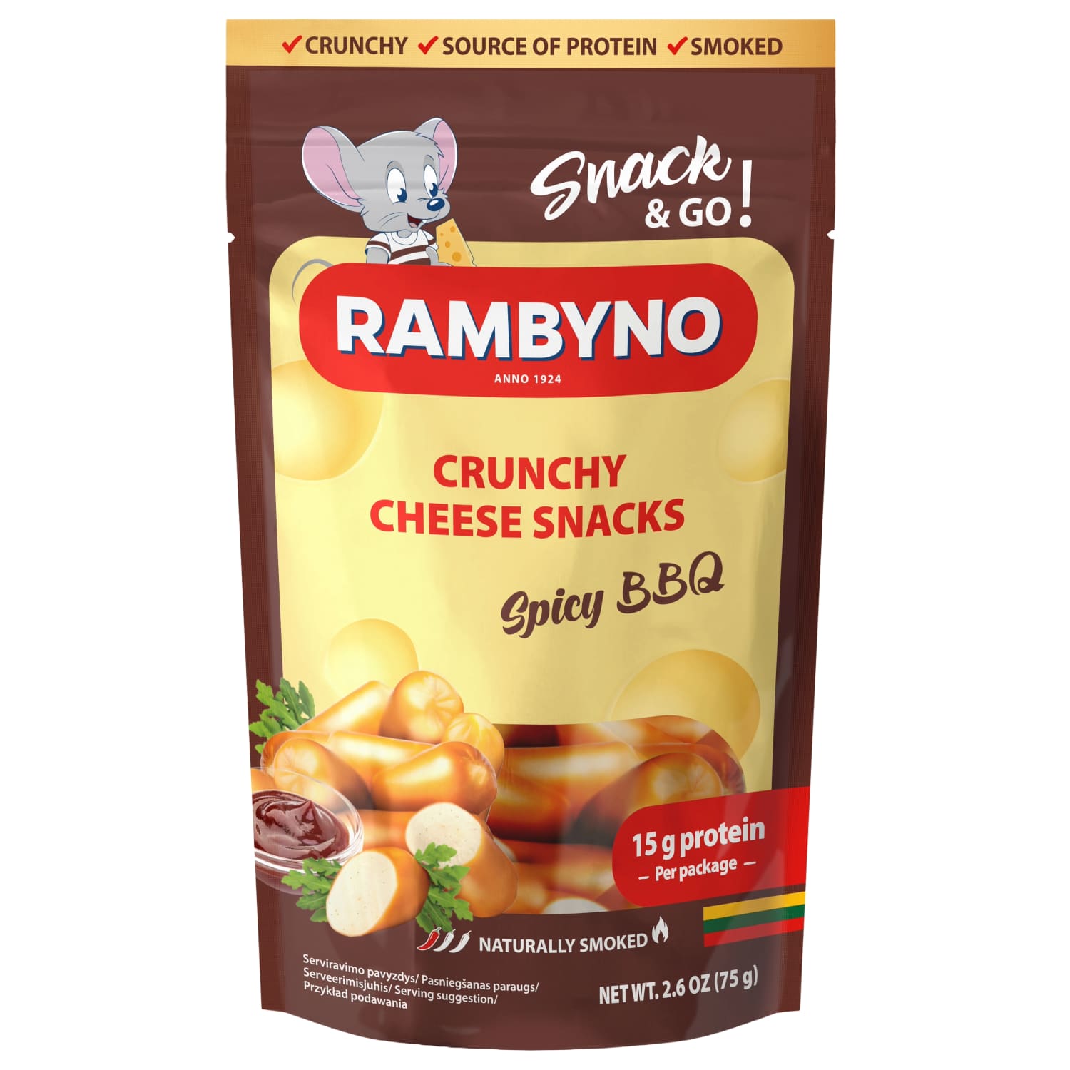 Kaus., kūp.siera uzk.Rambyno BBQ 45% 75g