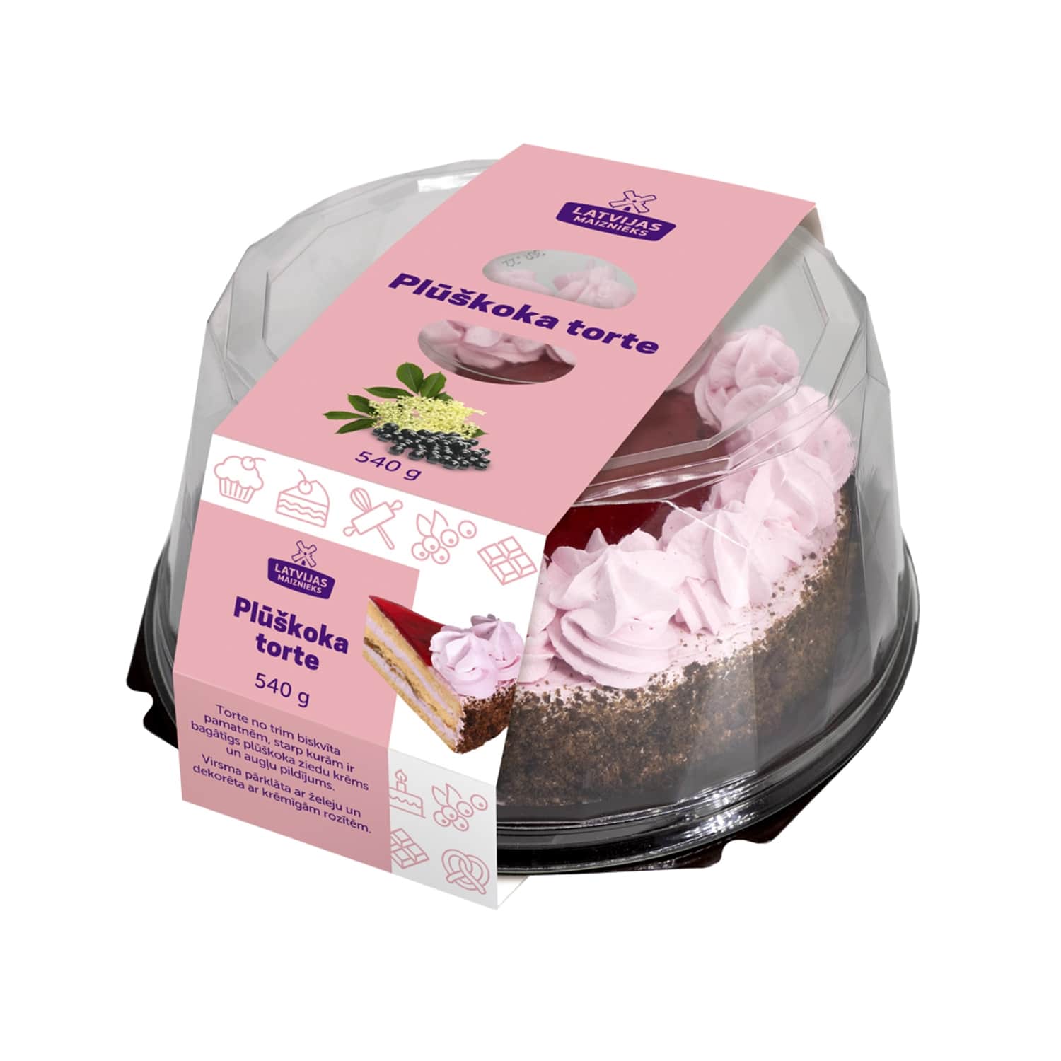 Plūškoka torte Latvijas Maiznieks 540g