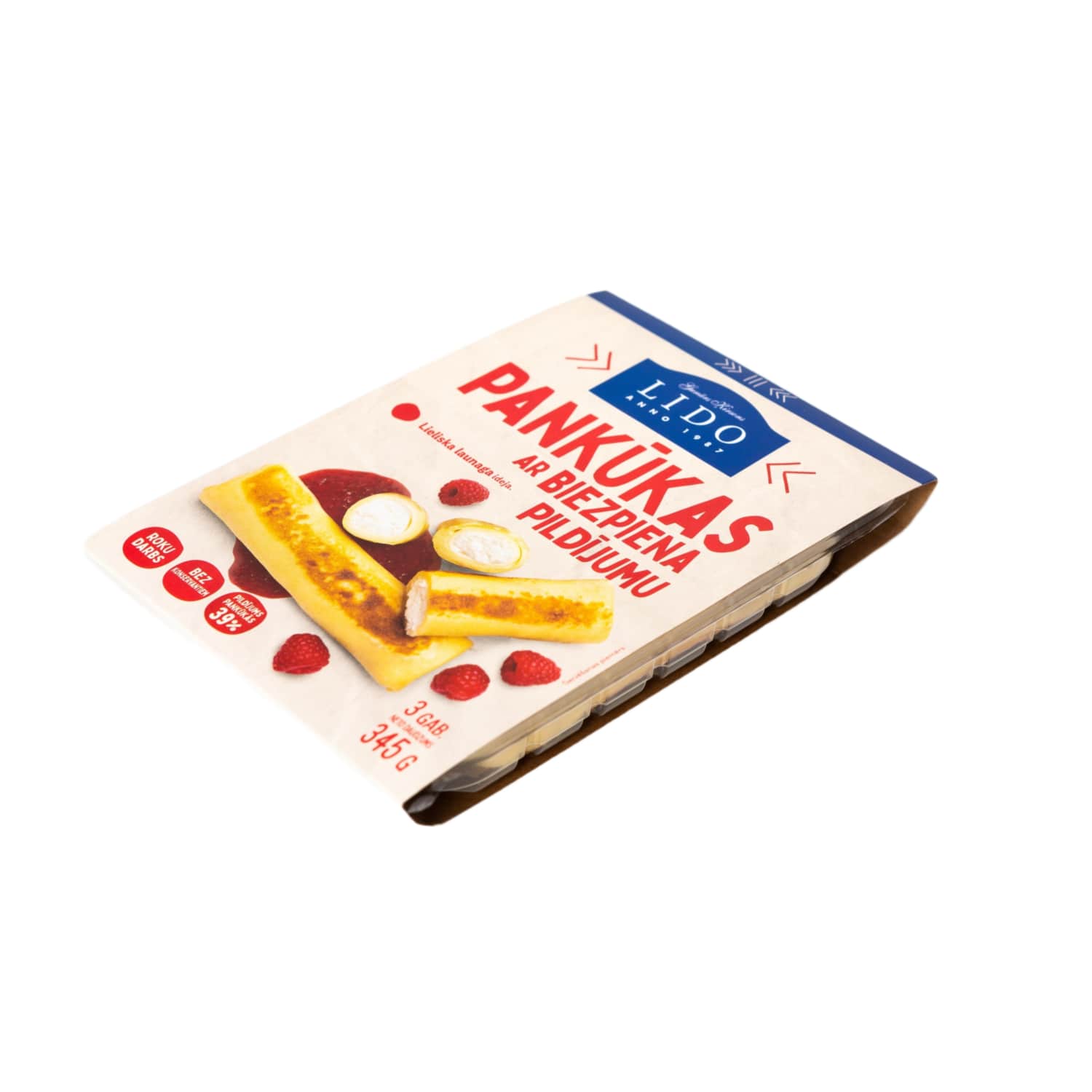 Pankūkas Lido ar biezpiena pildījumu 345g