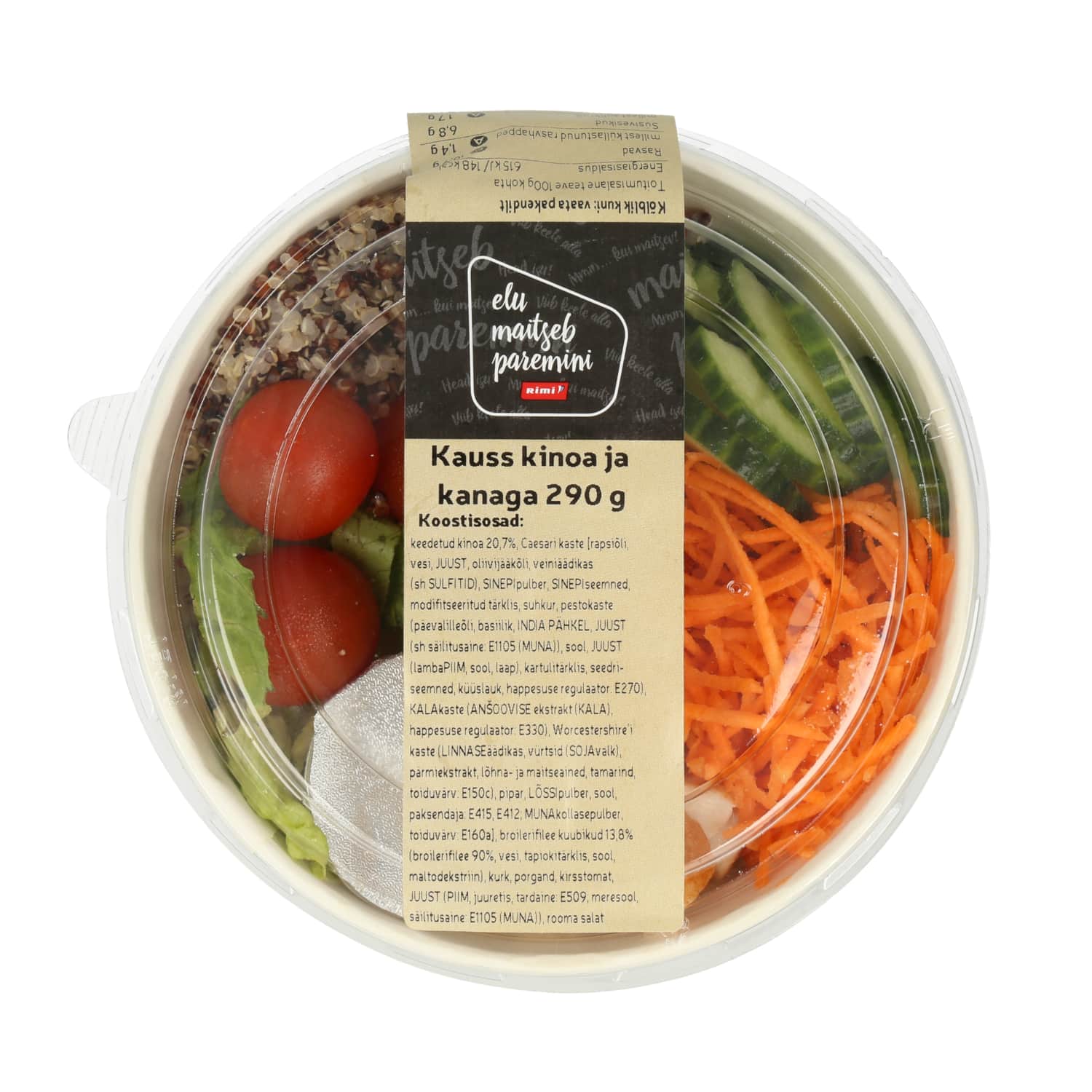 Kauss kinoa ja kanaga 290g