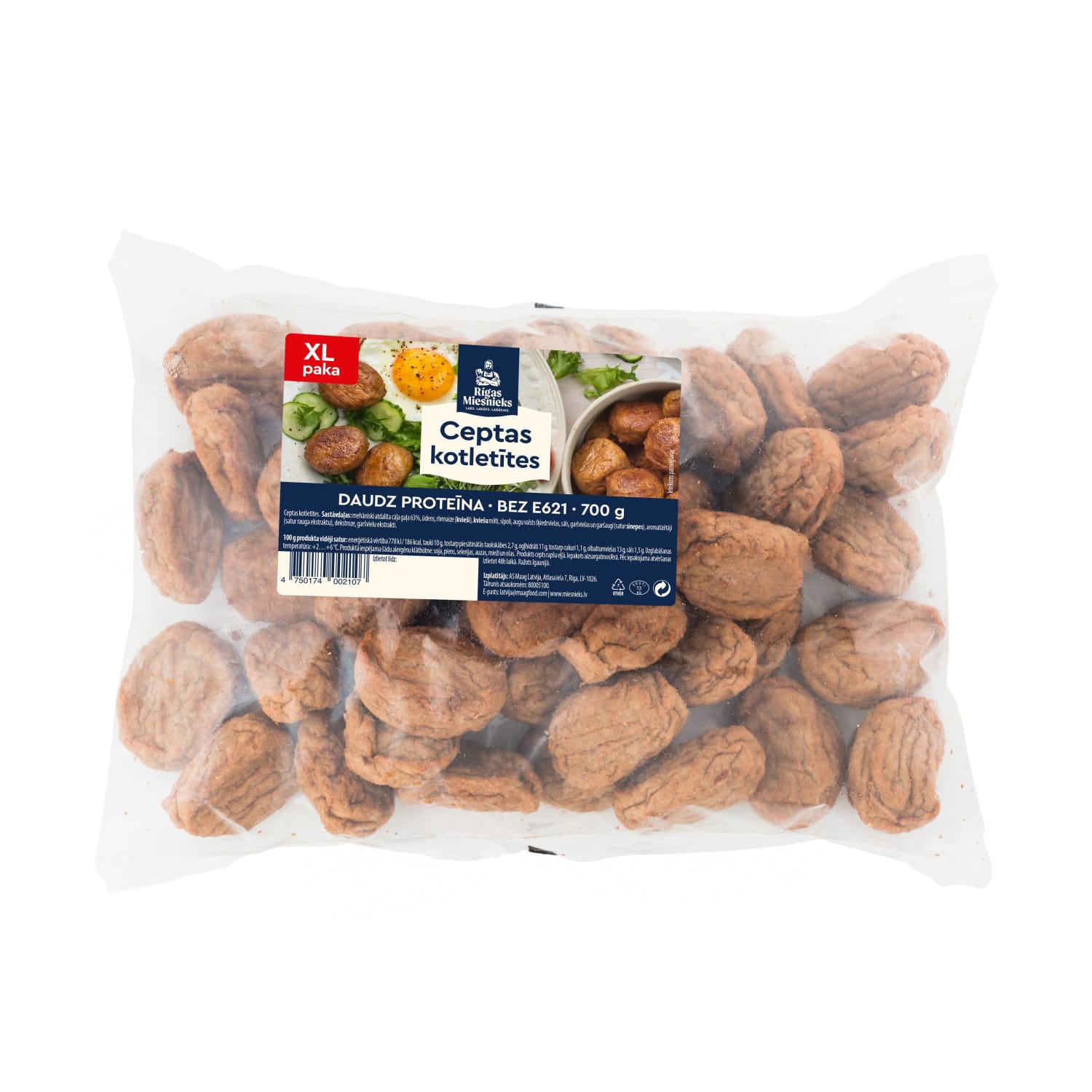 Ceptas vistas gaļas kotletītes XL 700g