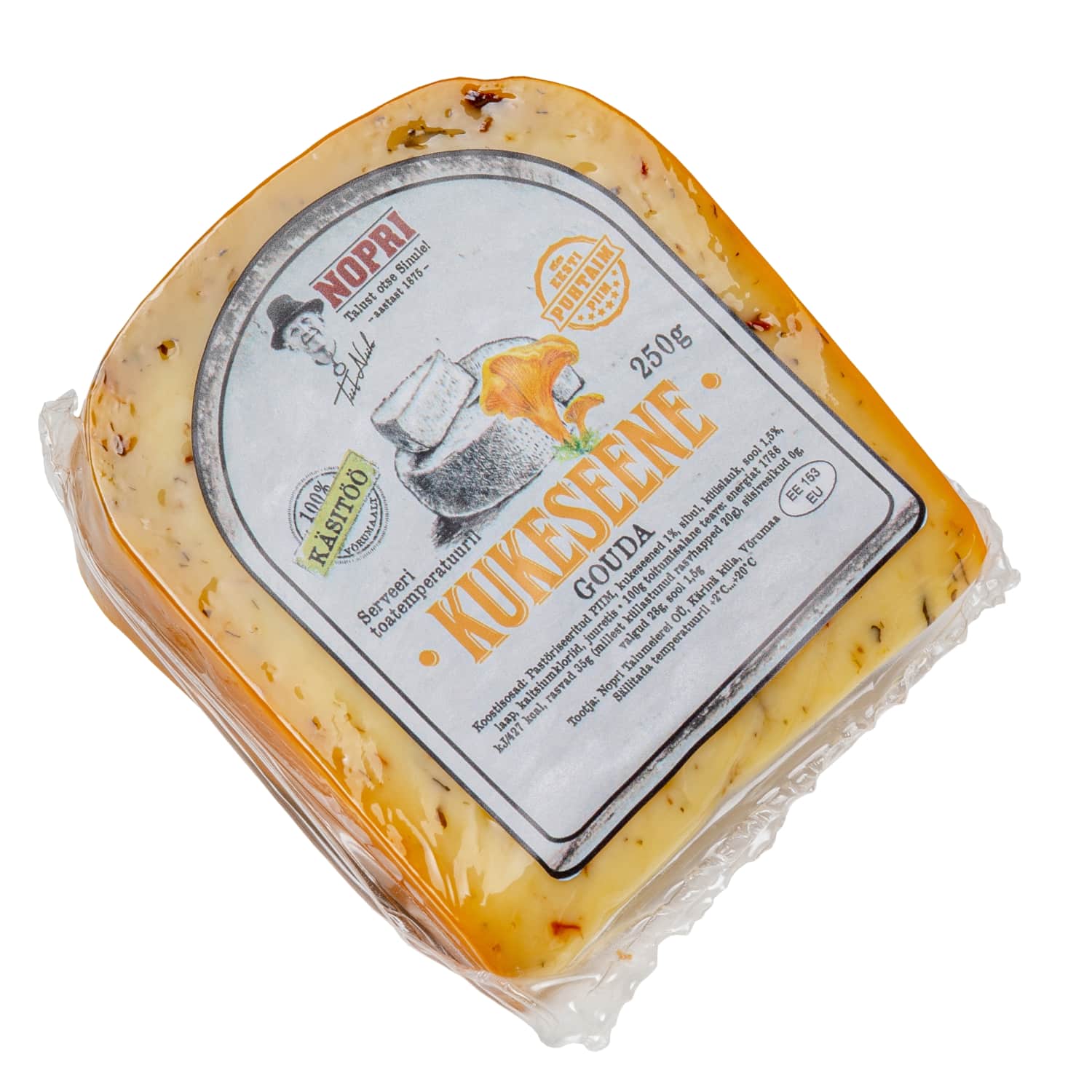 Juust Gouda Kukeseene Nopri 250g