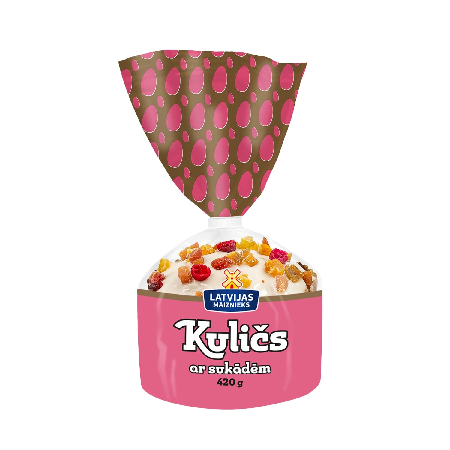 Kuličs Latvijas Maiznieks ar sukādēm 420g