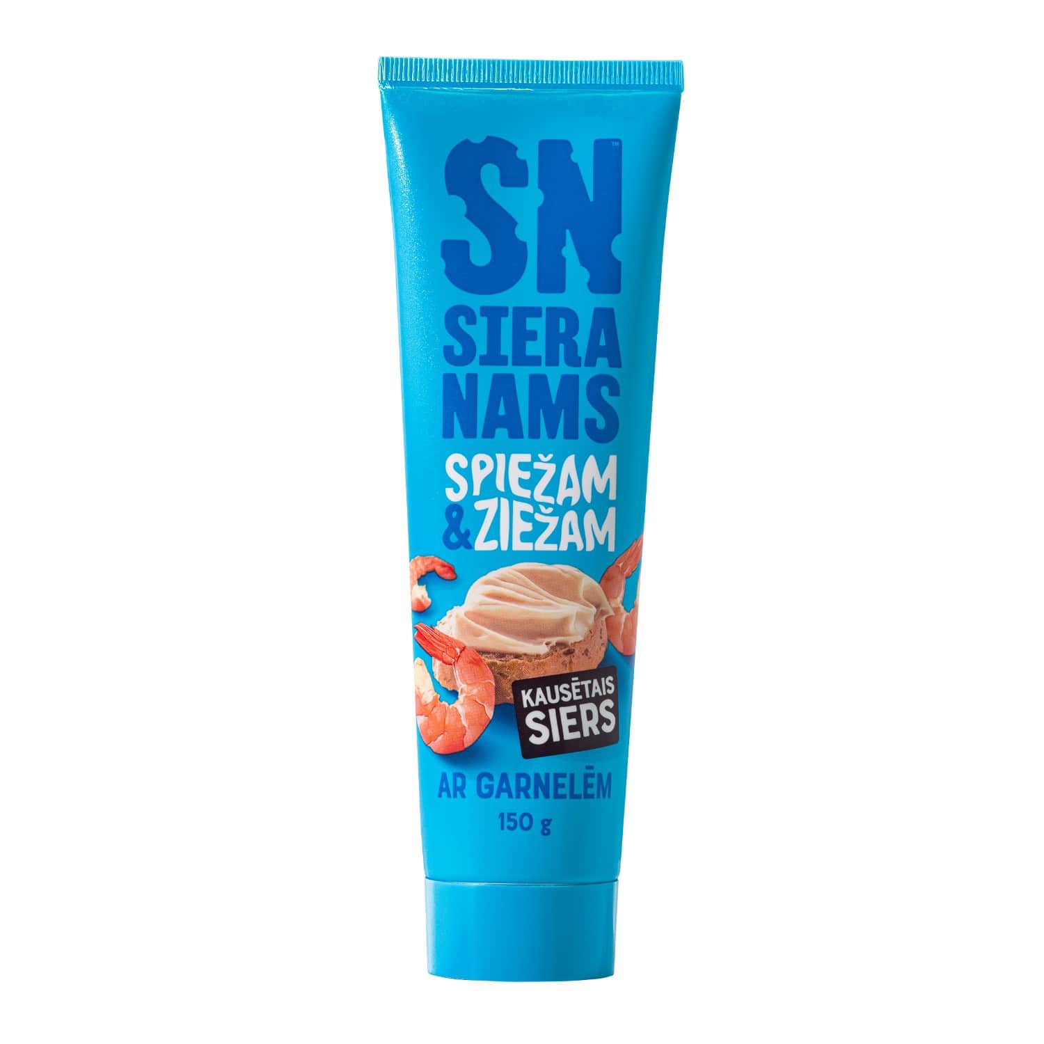 Kausētais siers Siera Nams ar garnelēm 150g