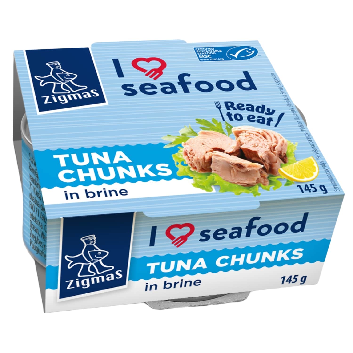 Tuno gabaliukai sūryme ZIGMAS, MSC, 145 g