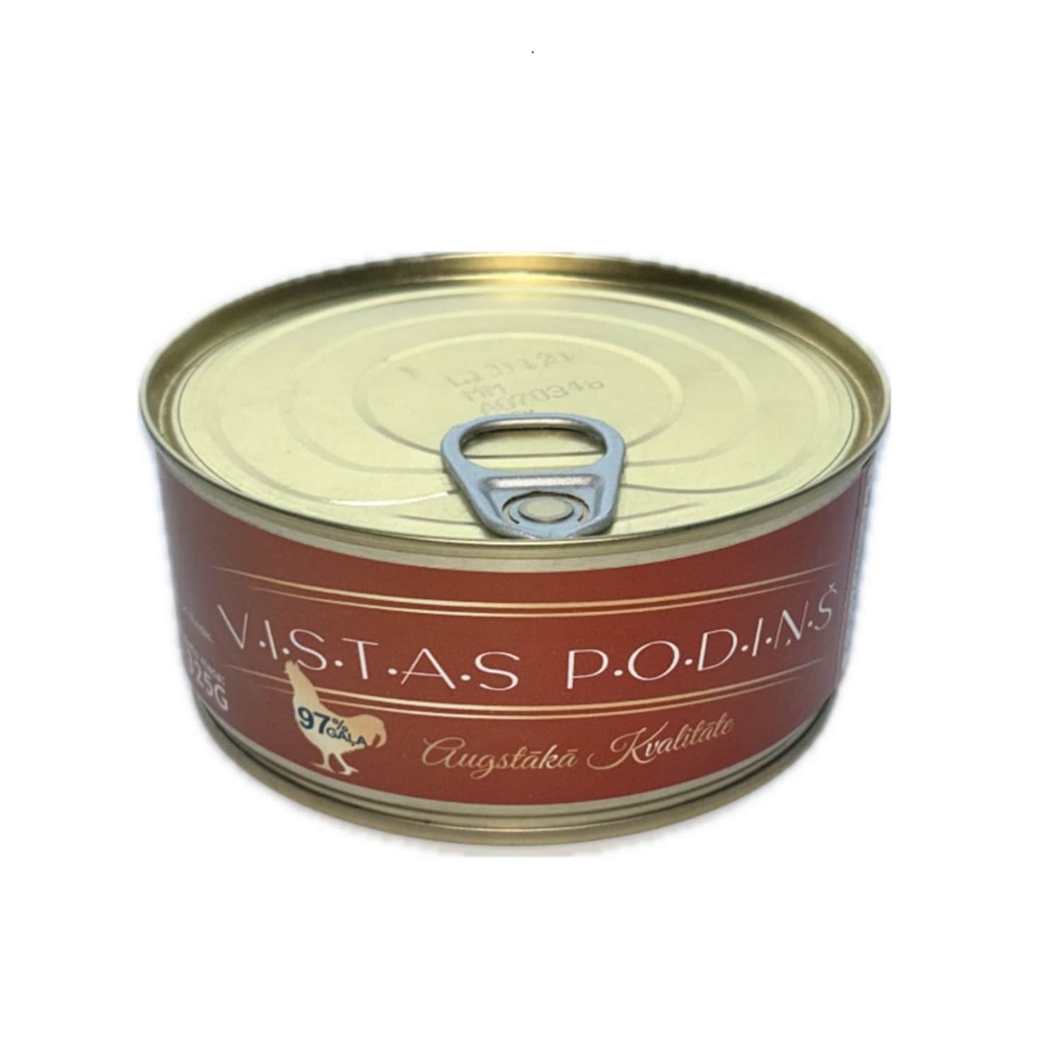 Steril. konservi Pure Meat Vistas Podiņš 325g