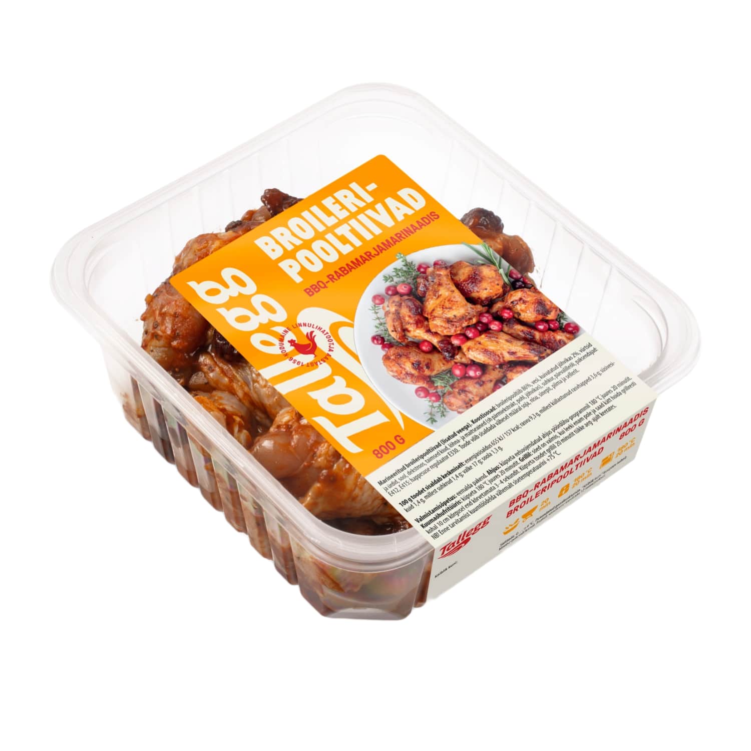 BBQ-rabamarjama. br.pooltiiv. Tallegg 800g