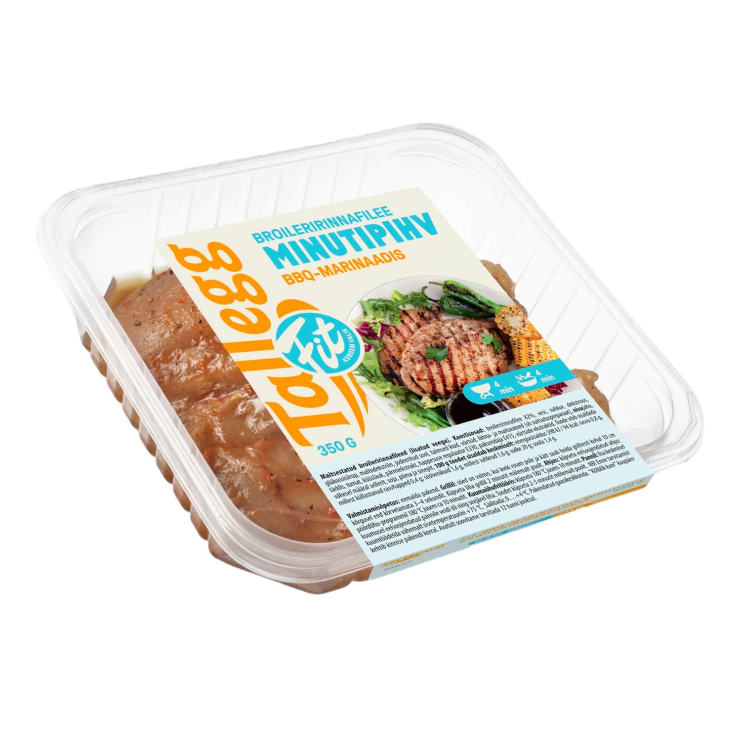 FIT! BBQ-mar. Min.p. br.rin.fil. Tallegg 350g