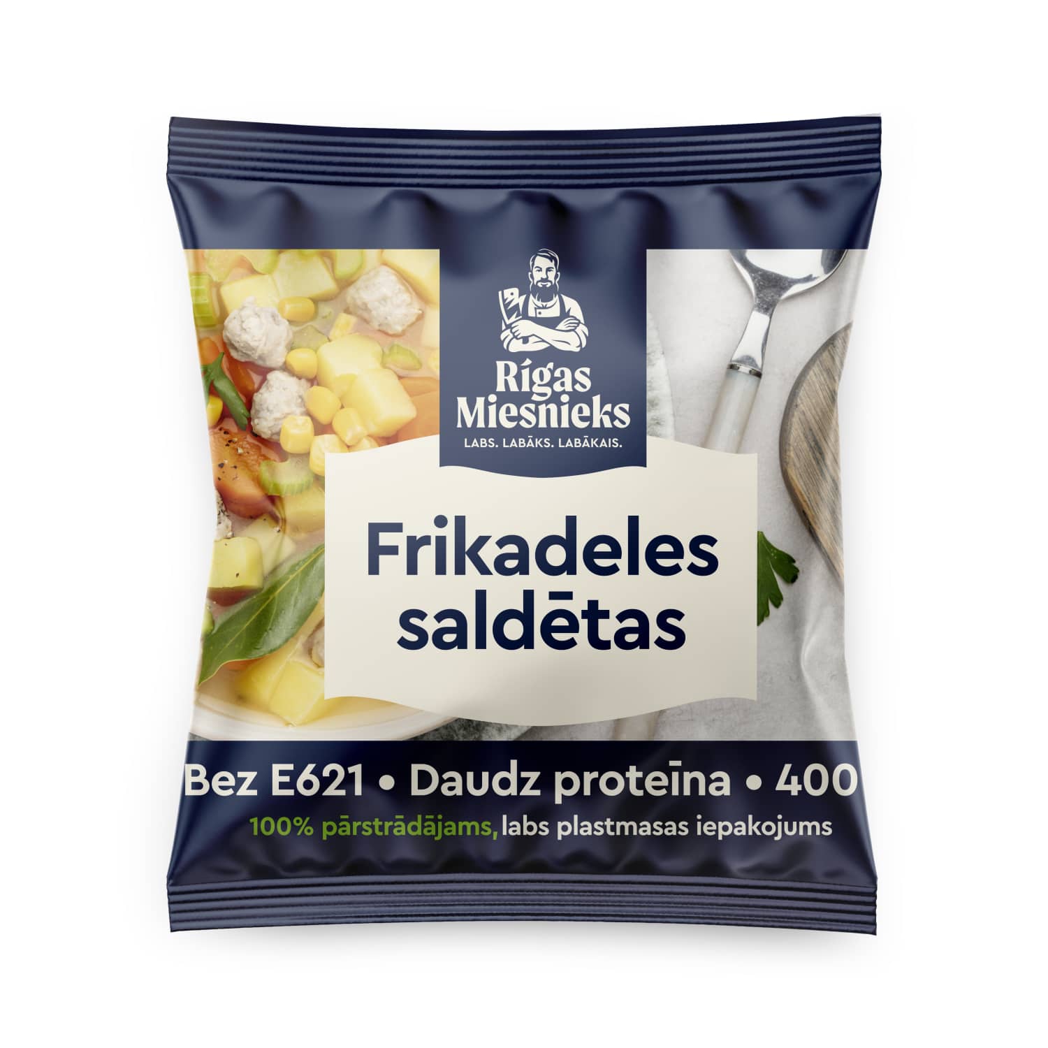 Frikadeles Rīgas Miesnieks saldētas 400g