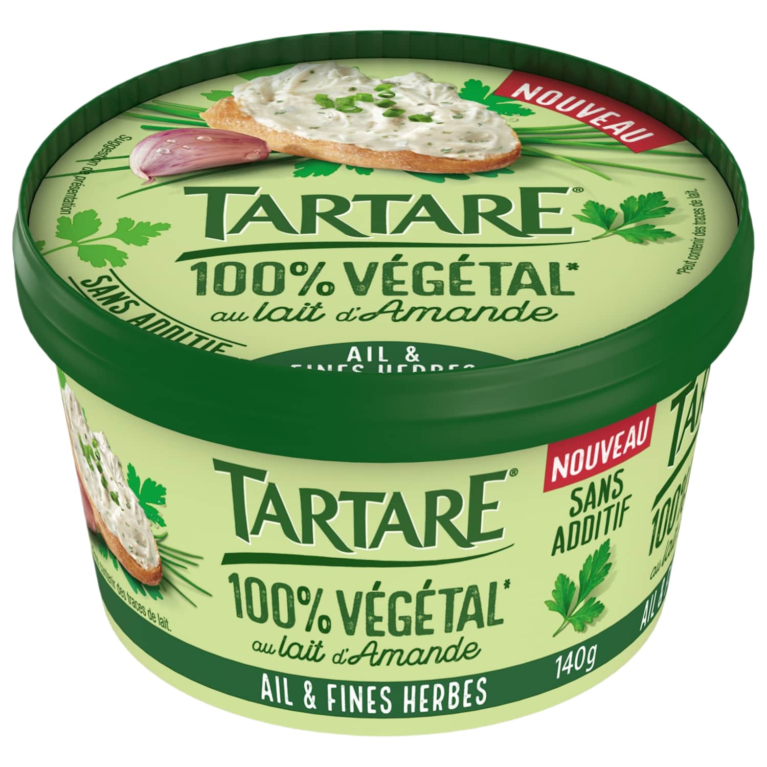 Aug. produktas su česn., žol. TARTARE, 140 g