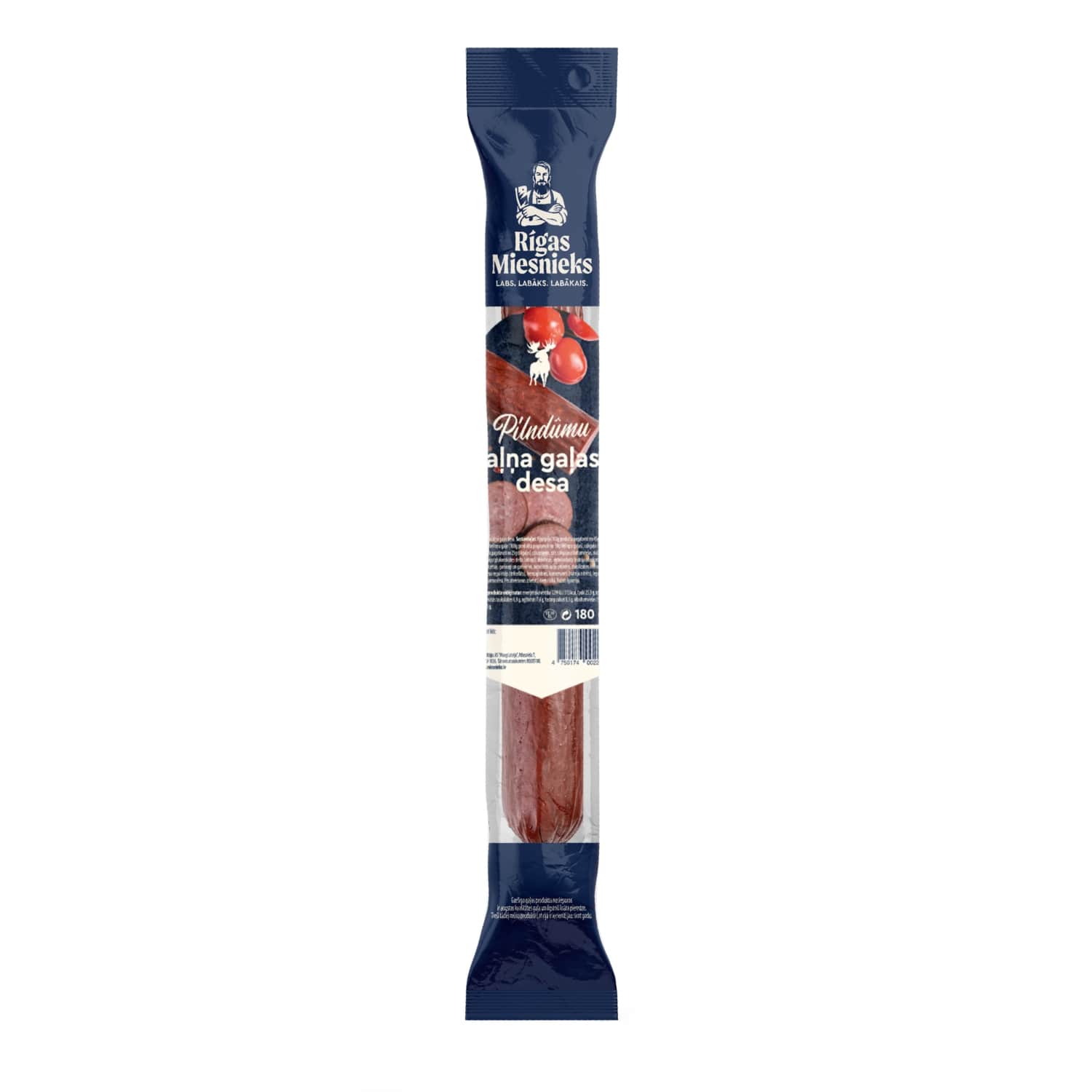 Aļņa gaļas desa Rīgas Miesnieks pilndūmu 180g