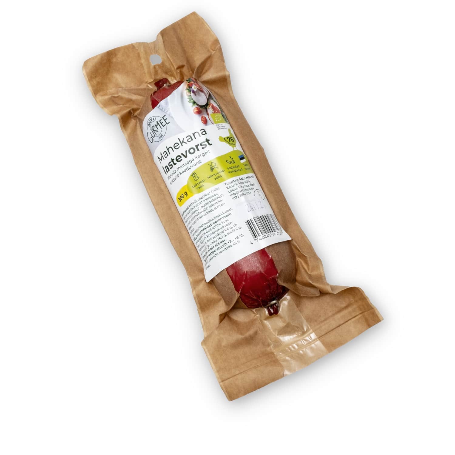 Mahe broil. lastevorst Äntu Gurmee 300g