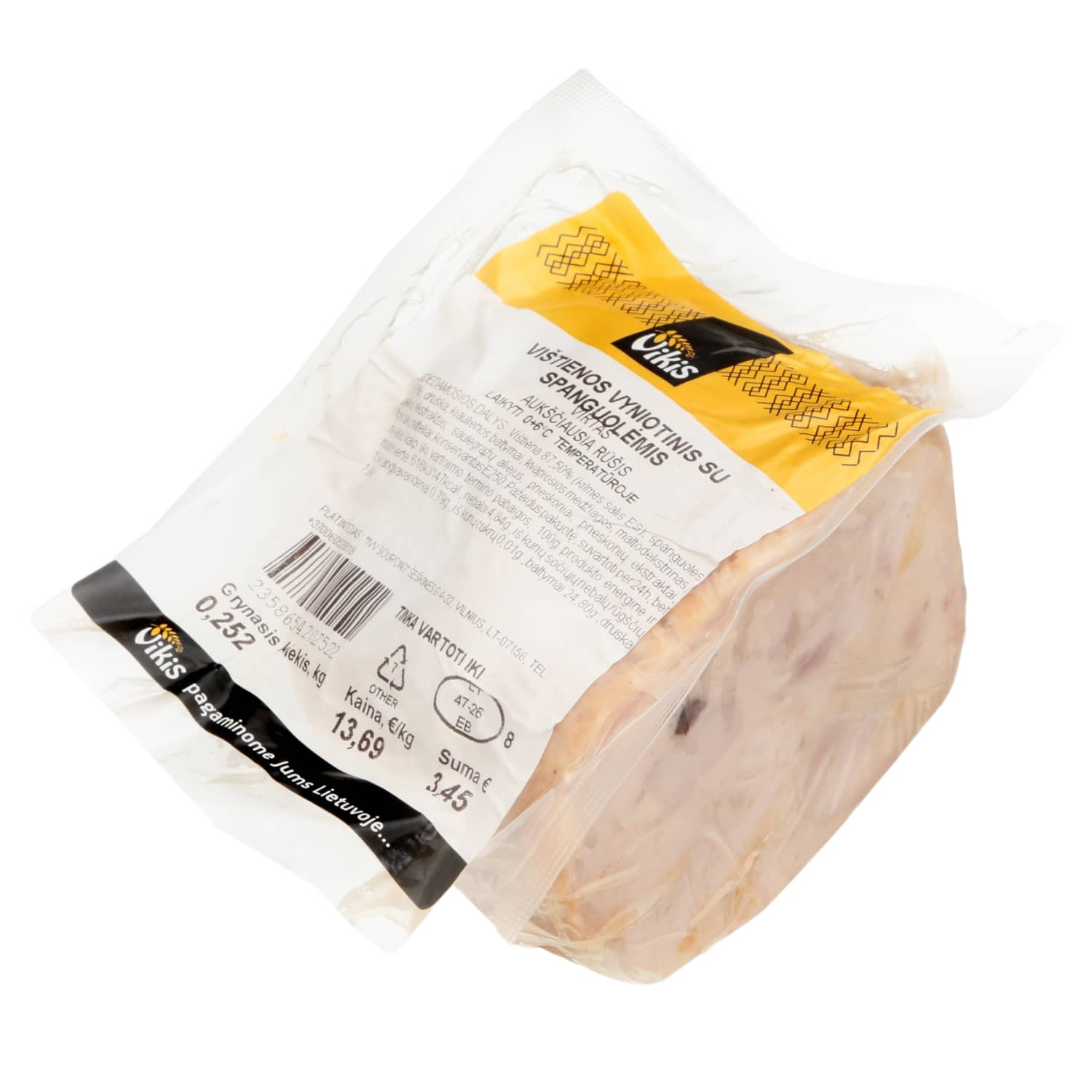 Virtas vyniotinis su spanguolėmis VIKIS, 1 kg