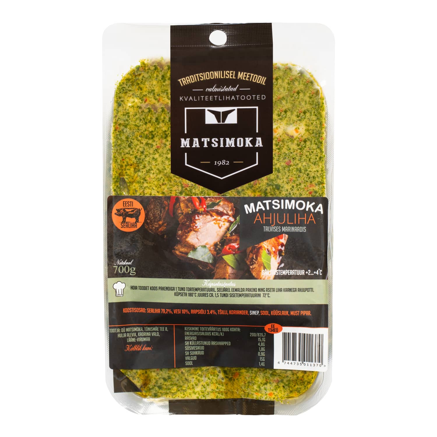 Ahjuliha talvises marinaadis Matsimoka 700g