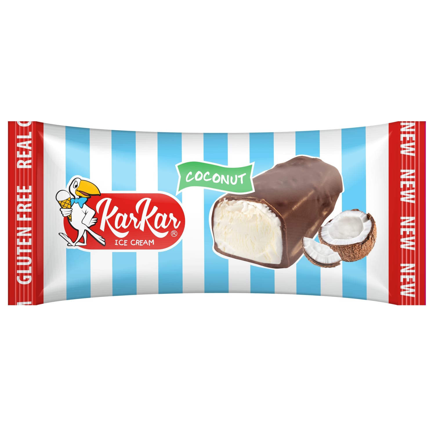 Kokosų skonio plombyras su gl. KAR KAR, 70 ml