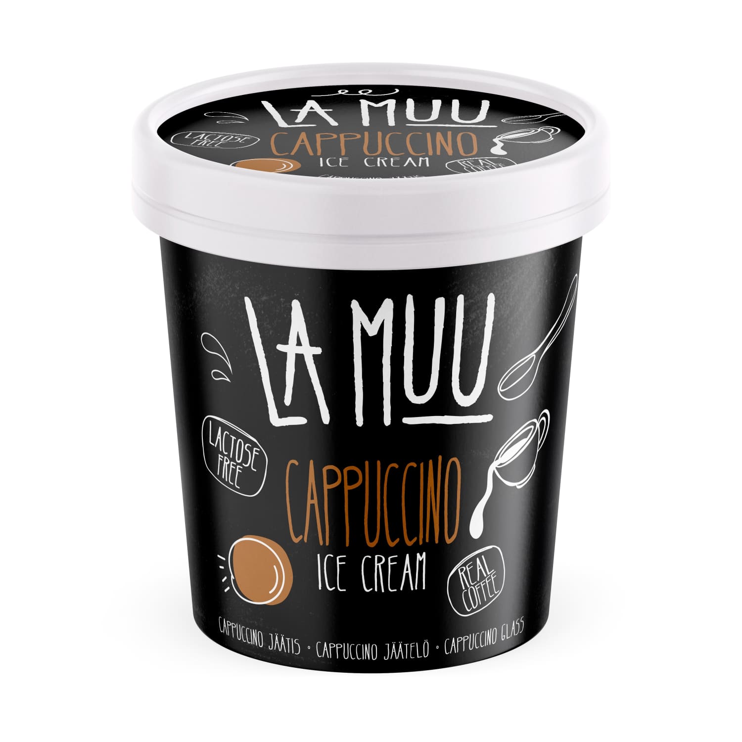 Jäätis Cappuccino lakt.vaba La Muu 250g/500ml