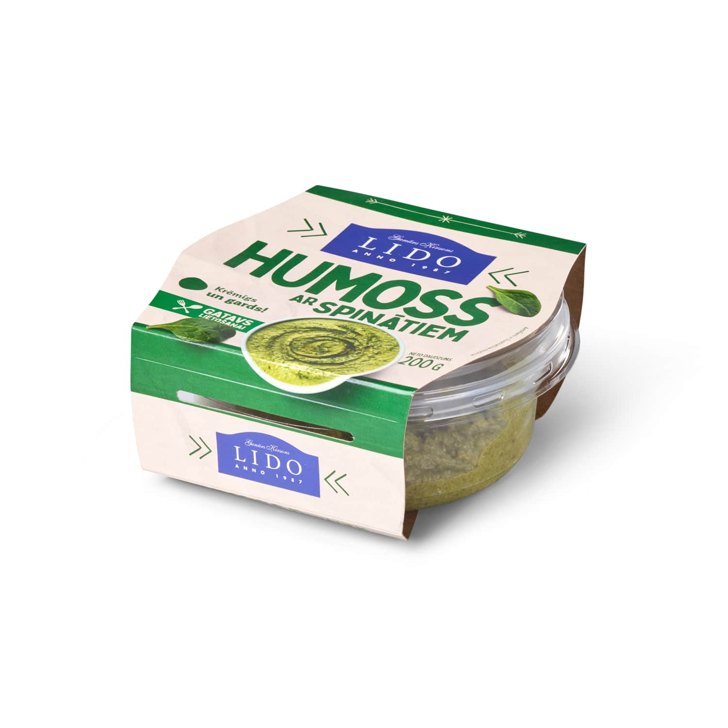 Humoss Lido ar spinātiem 200g