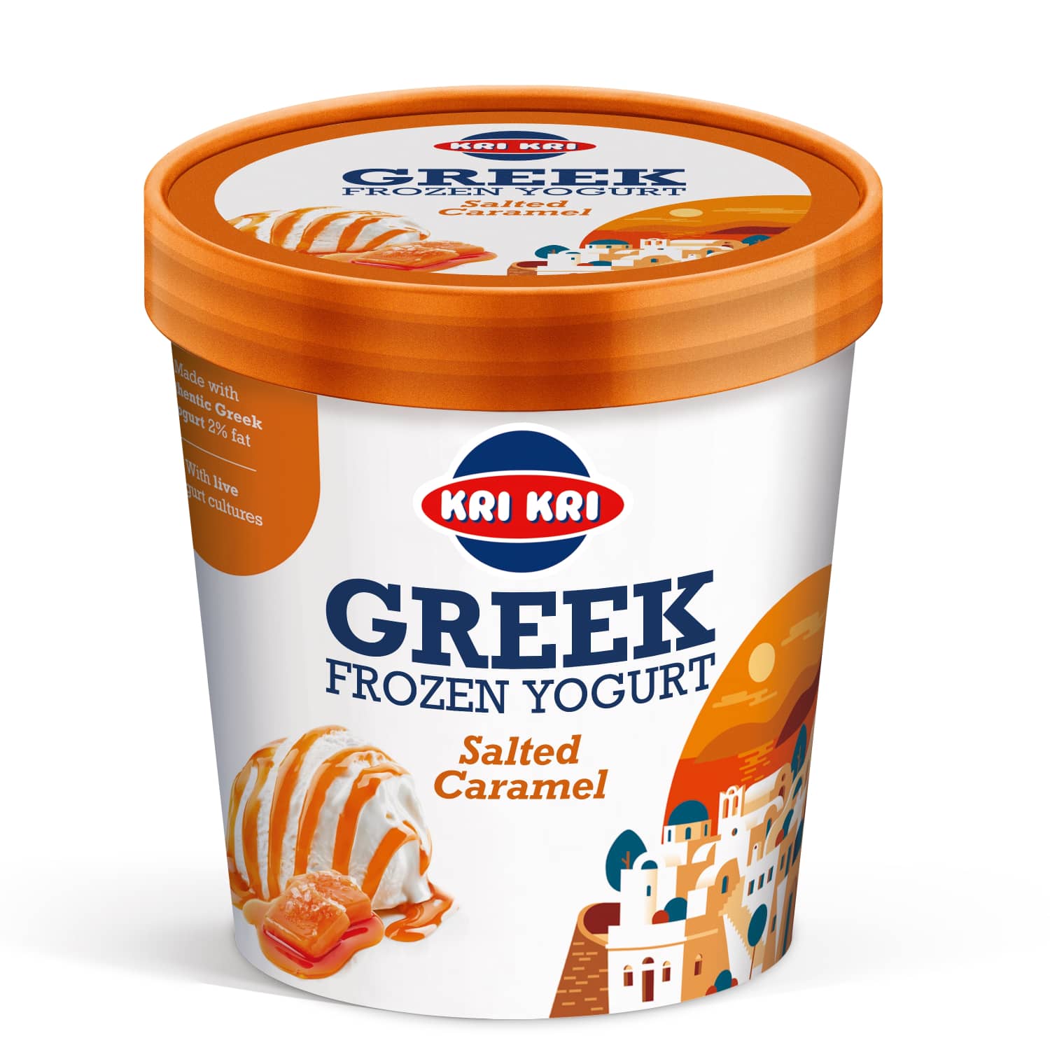 Sald. Kri Kri grieķu, sāļo kar. 450ml/320g