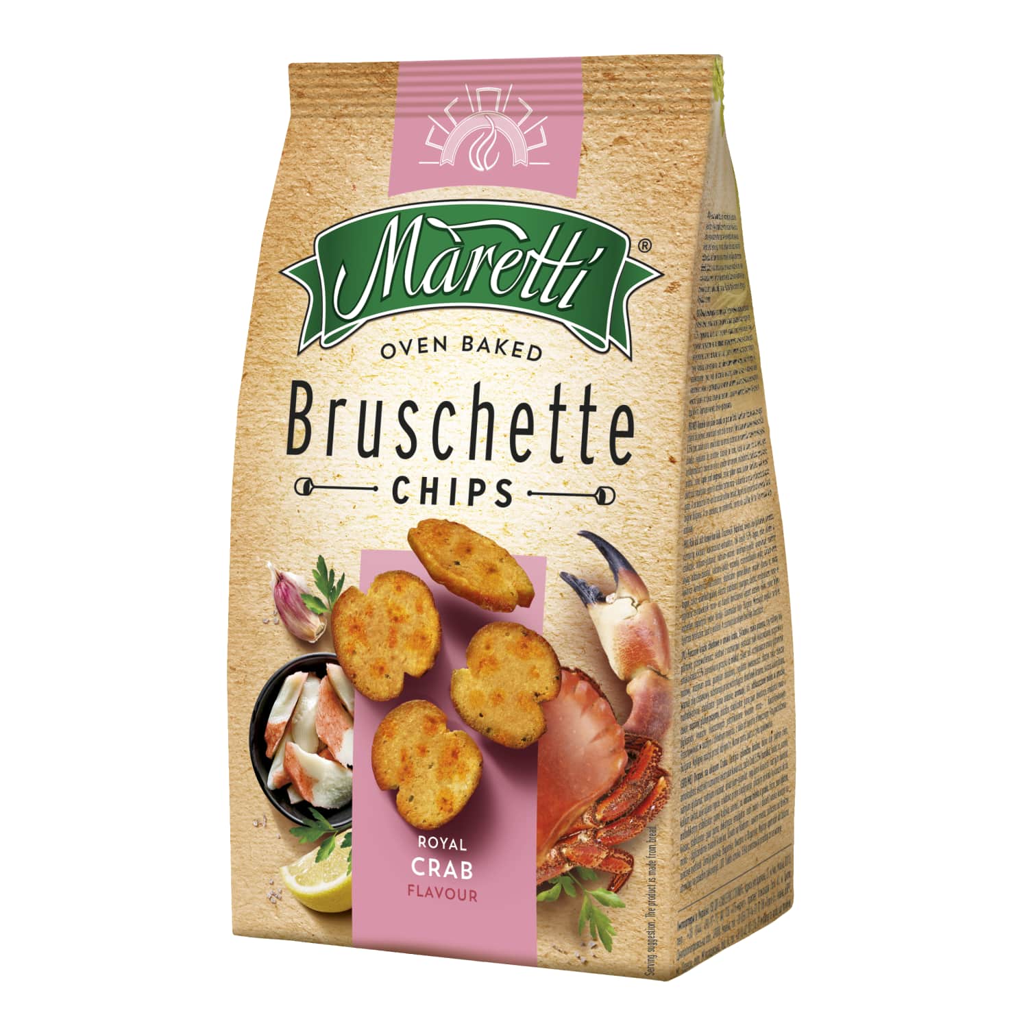 Bruschetta krõpsud krabimaits. Maretti 70g