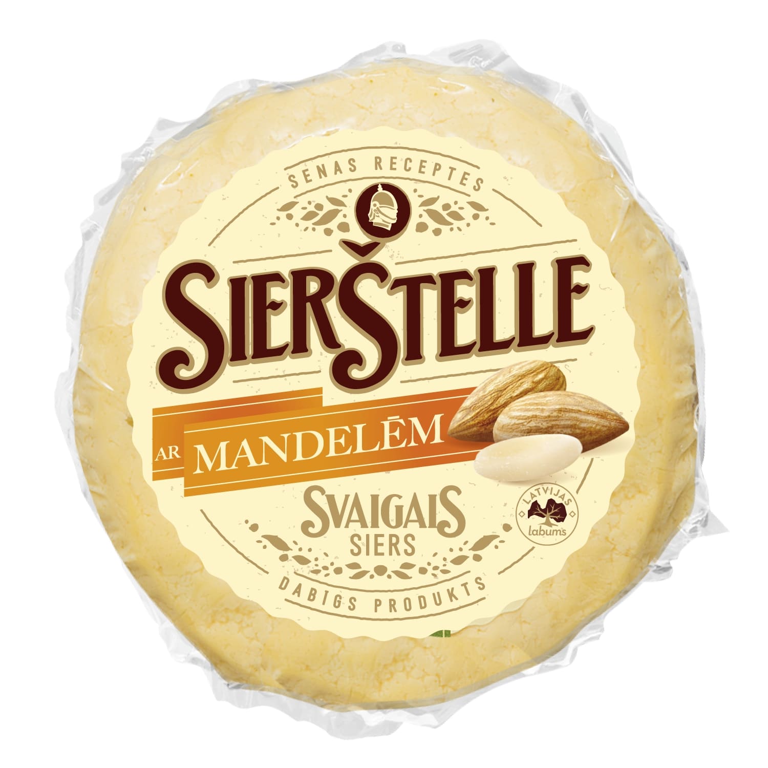 Siers Sierštelle ar mandelēm 340g