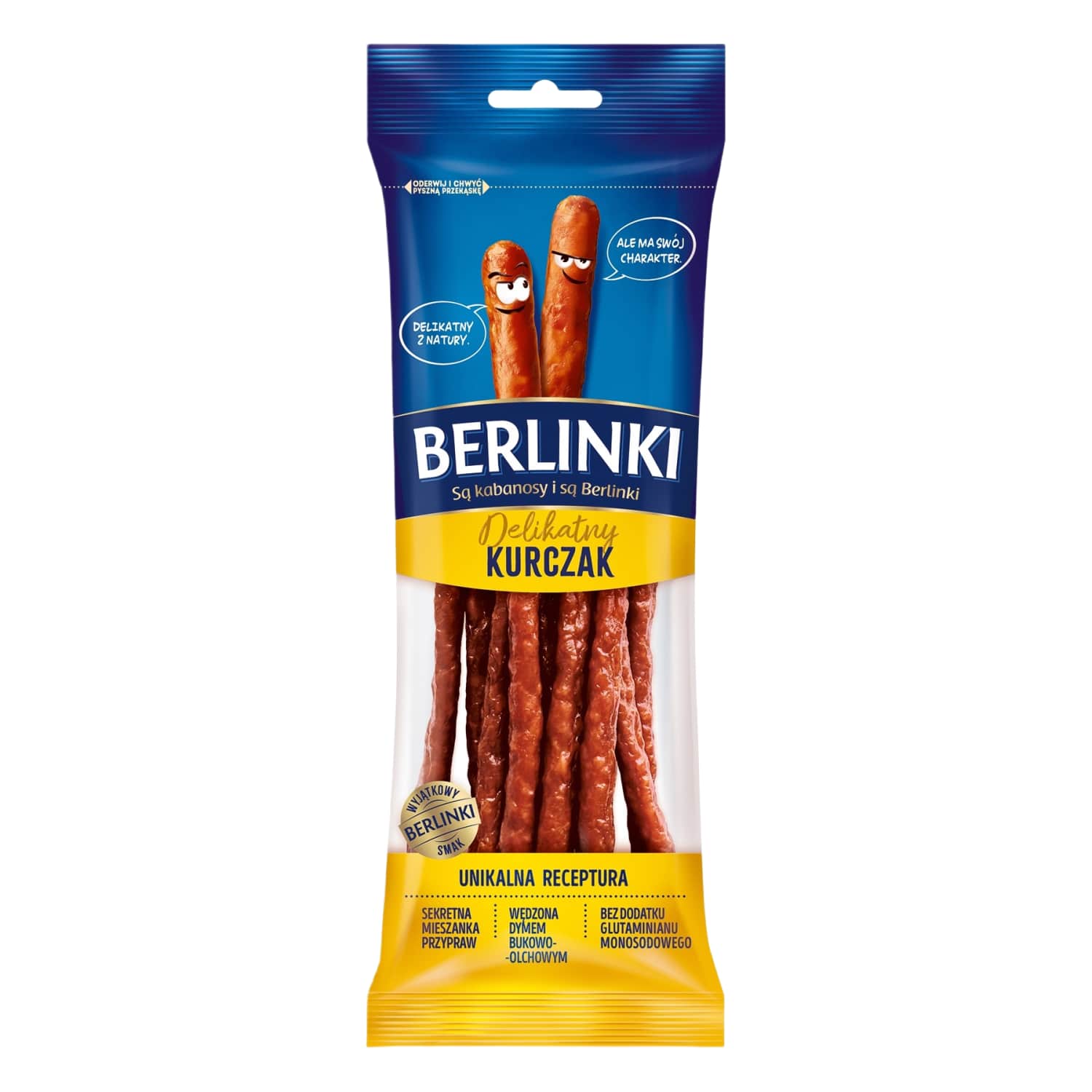 Rimi – akcija / nuolaida: Vištienos dešrelės KABANOS BERLINKI, 85 g