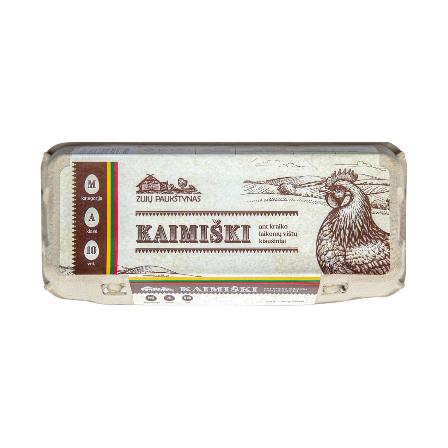 Kiaušiniai ZUJŲ PAUKŠTYNAS, M, 10 vnt.